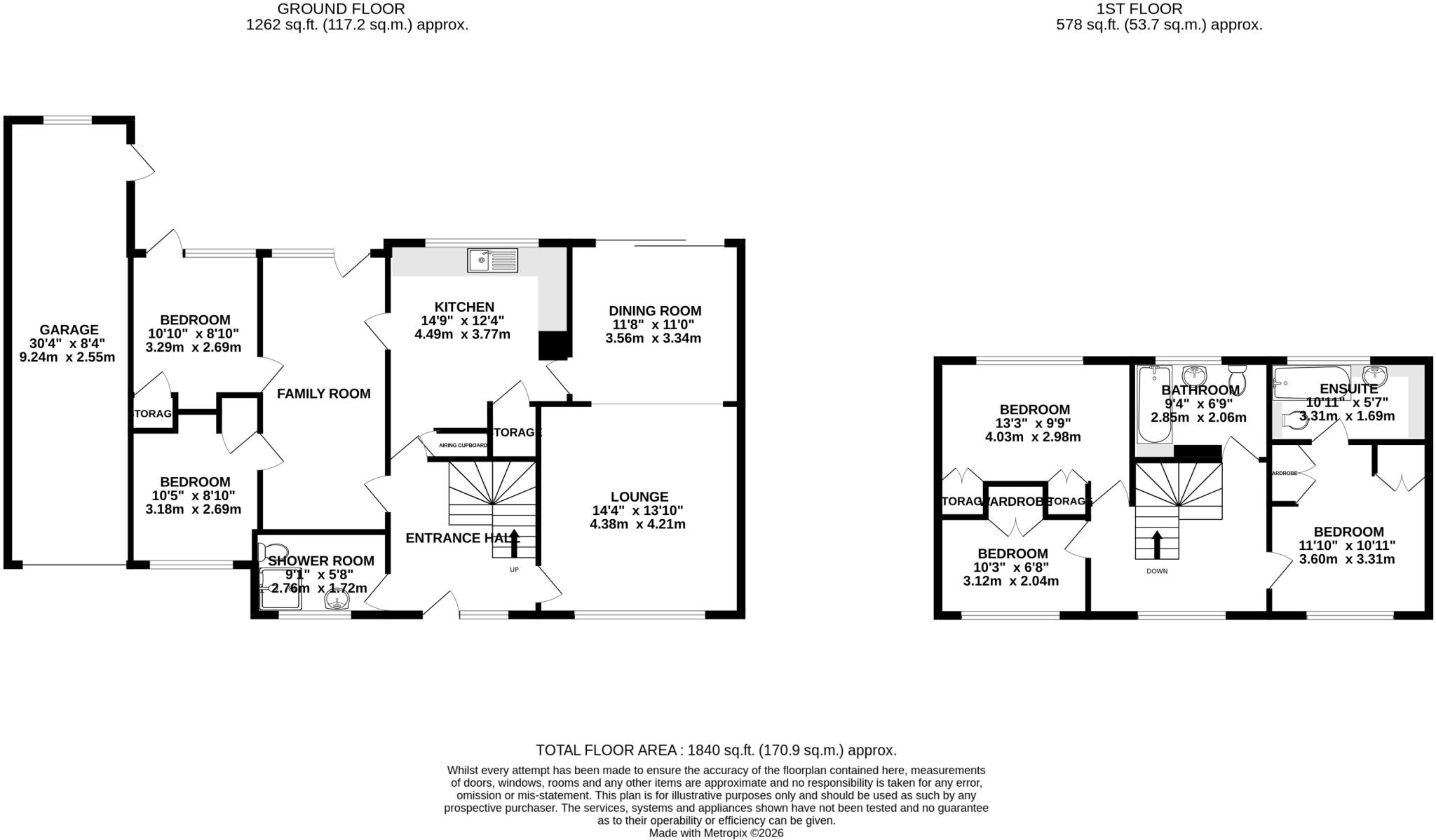 Dale Avenue, Wheathampstead, St. Albans, Hertfordshire, AL4 floorplan