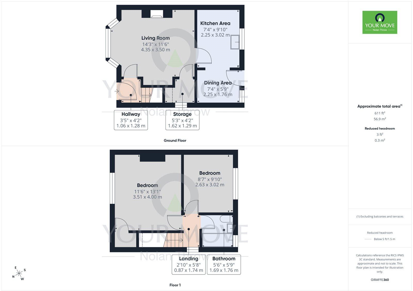 Fir Road, Kettering, Northamptonshire, NN16 floorplan