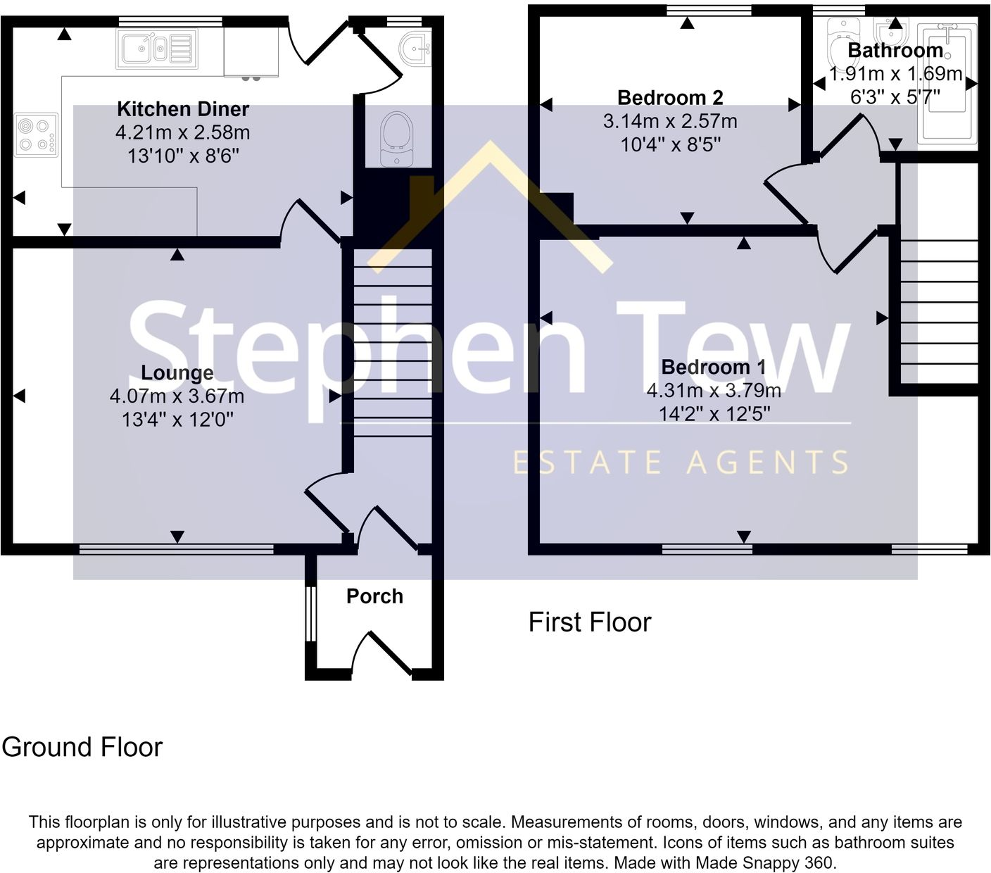 Lindale Gardens, Blackpool, FY4 floorplan
