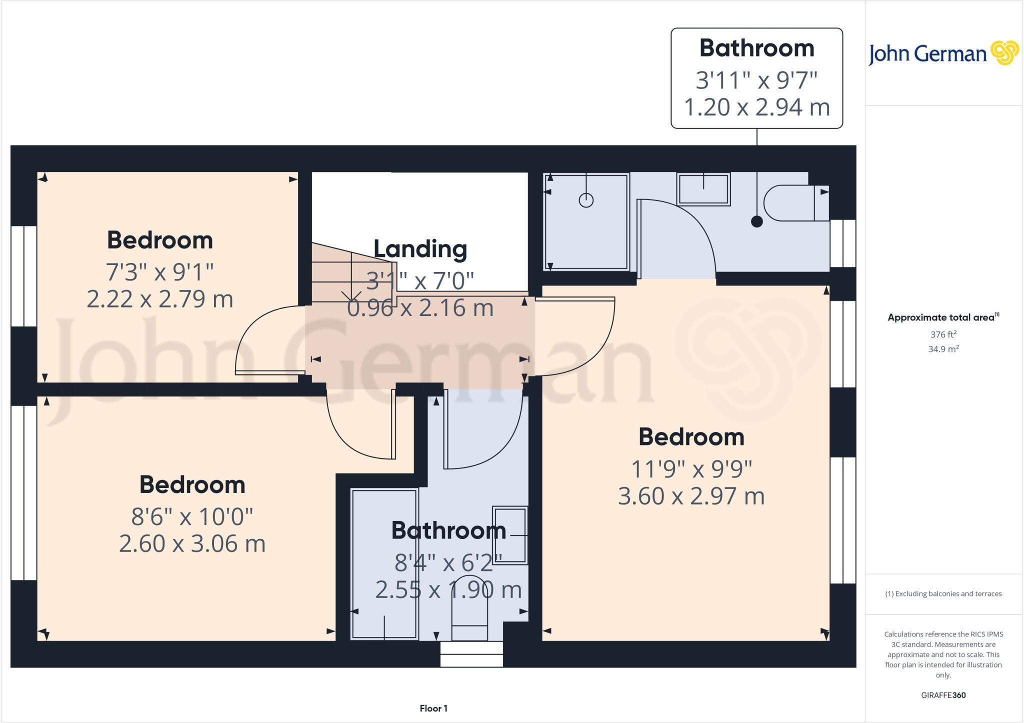 Hall Street, Church Gresley floorplan