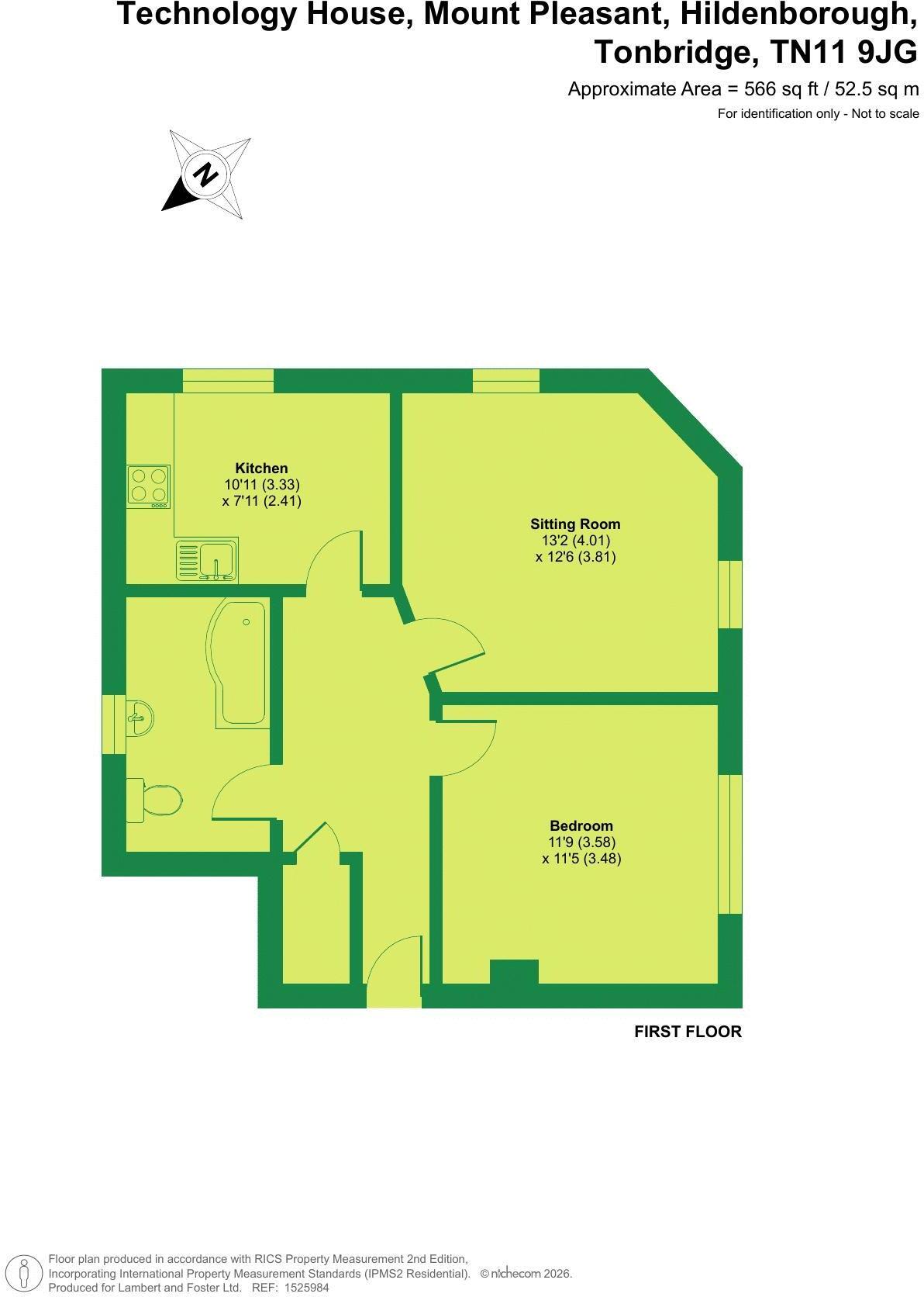 Mount Pleasant, Hildenborough floorplan