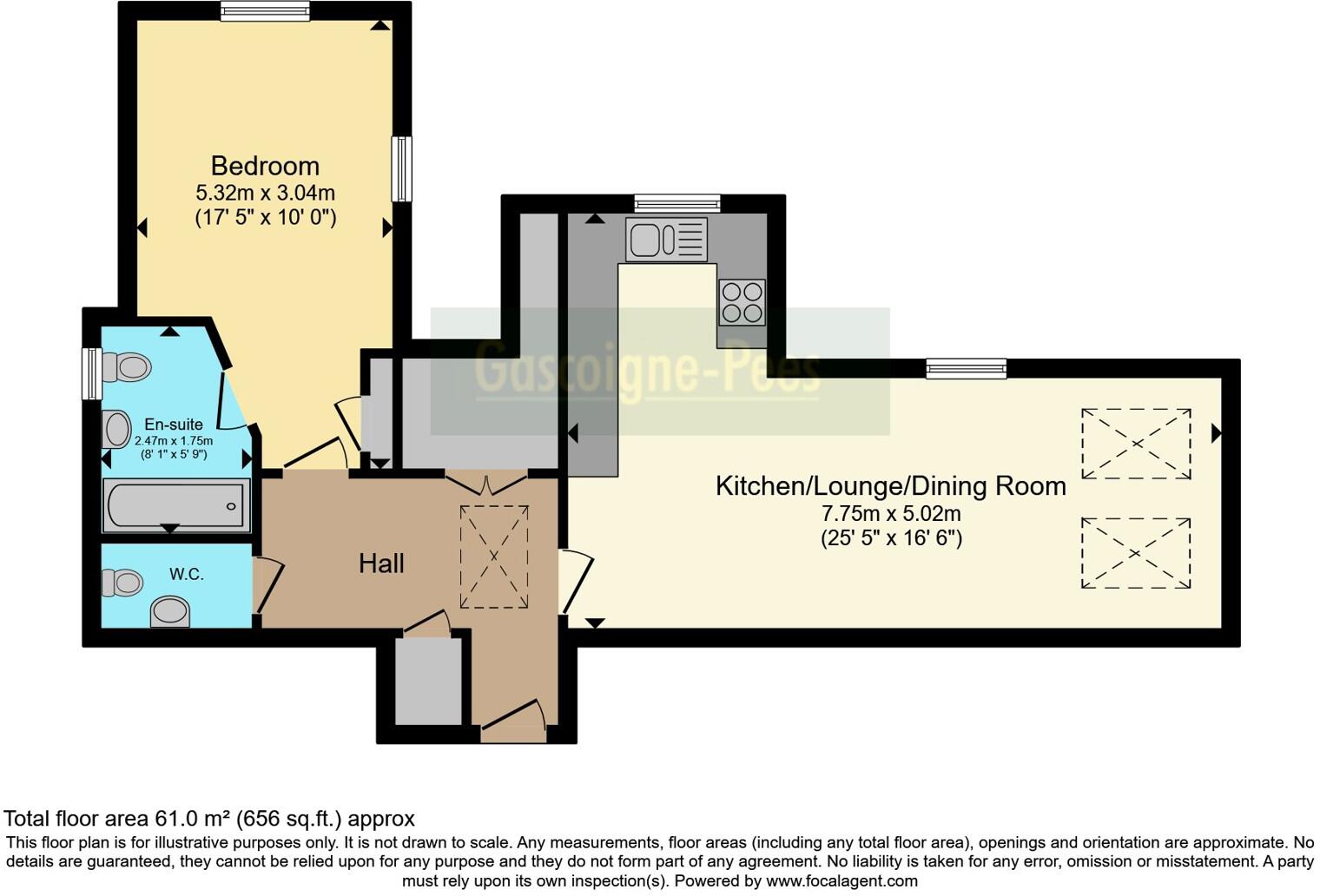 Sarum Hill, Basingstoke, Hampshire, RG21 floorplan