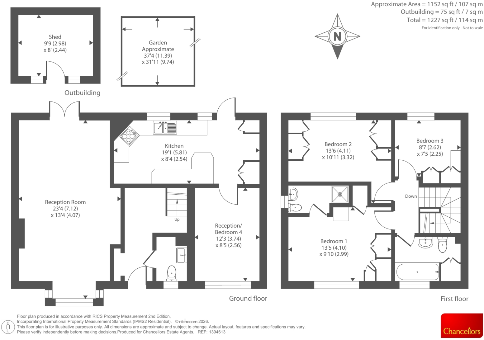 Bookerhill Road, High Wycombe floorplan