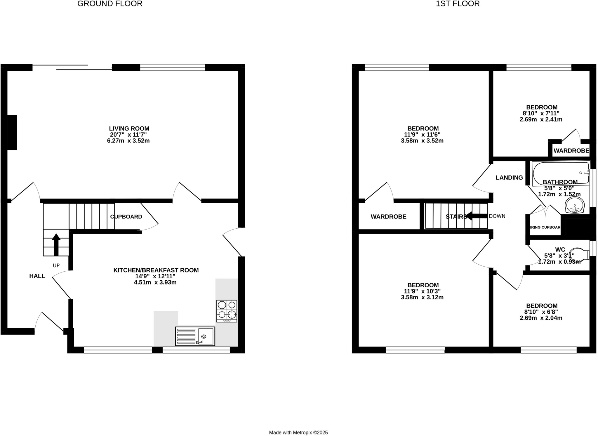 Worsley Close, Ipswich floorplan