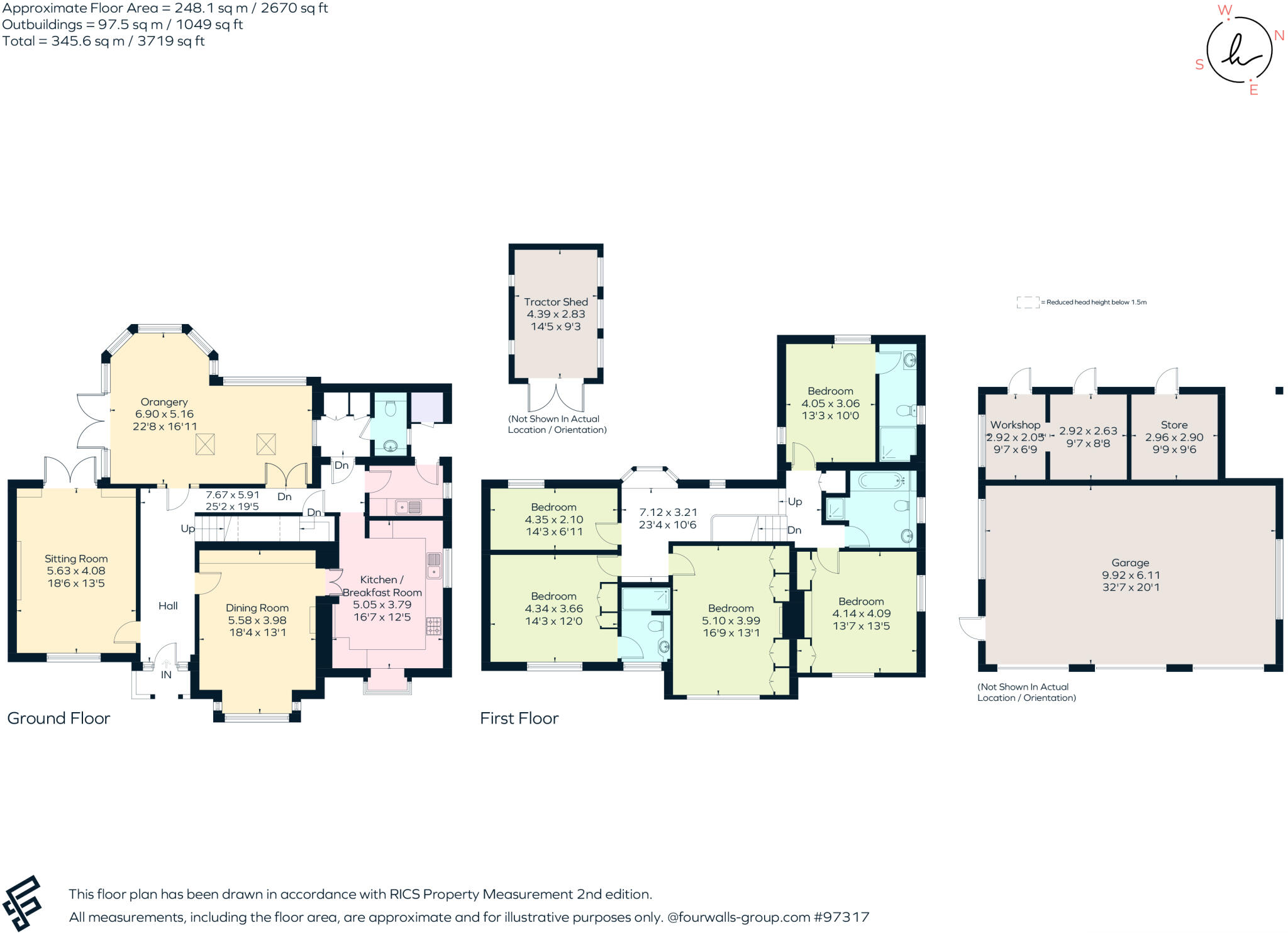 Two Mile Ash Road, Horsham, RH13 floorplan