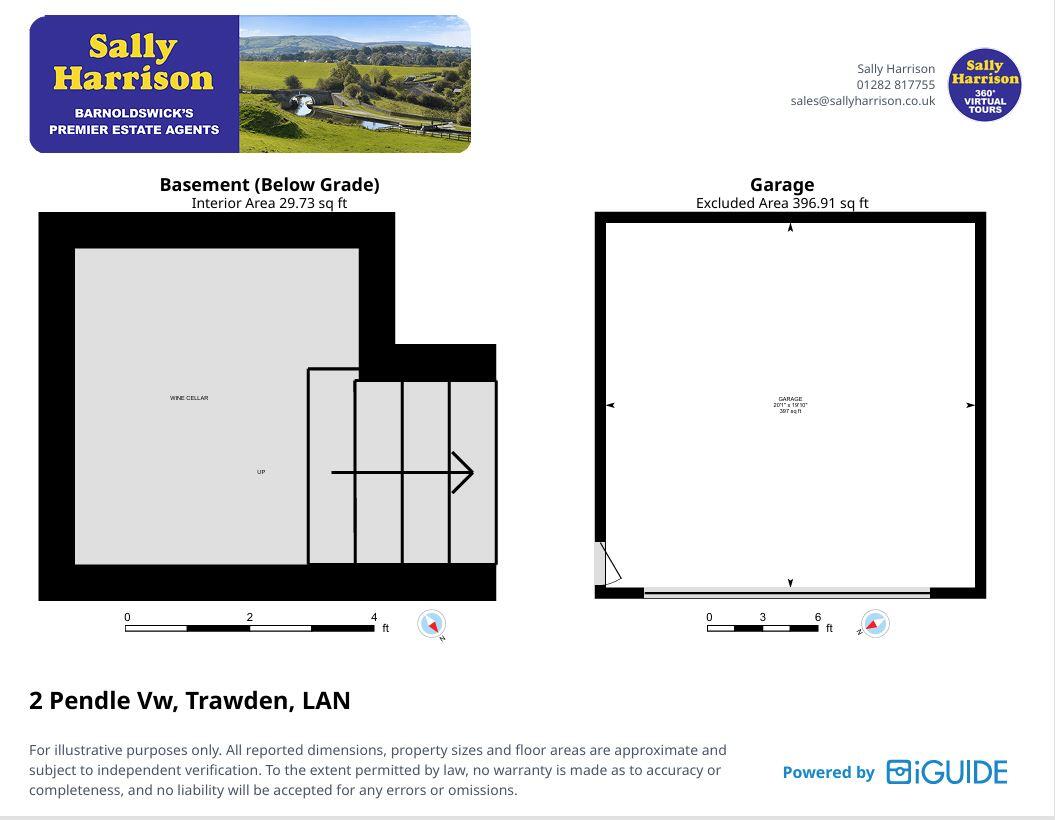 Pendle View, Trawden, Colne, Lancashire, BB8 floorplan