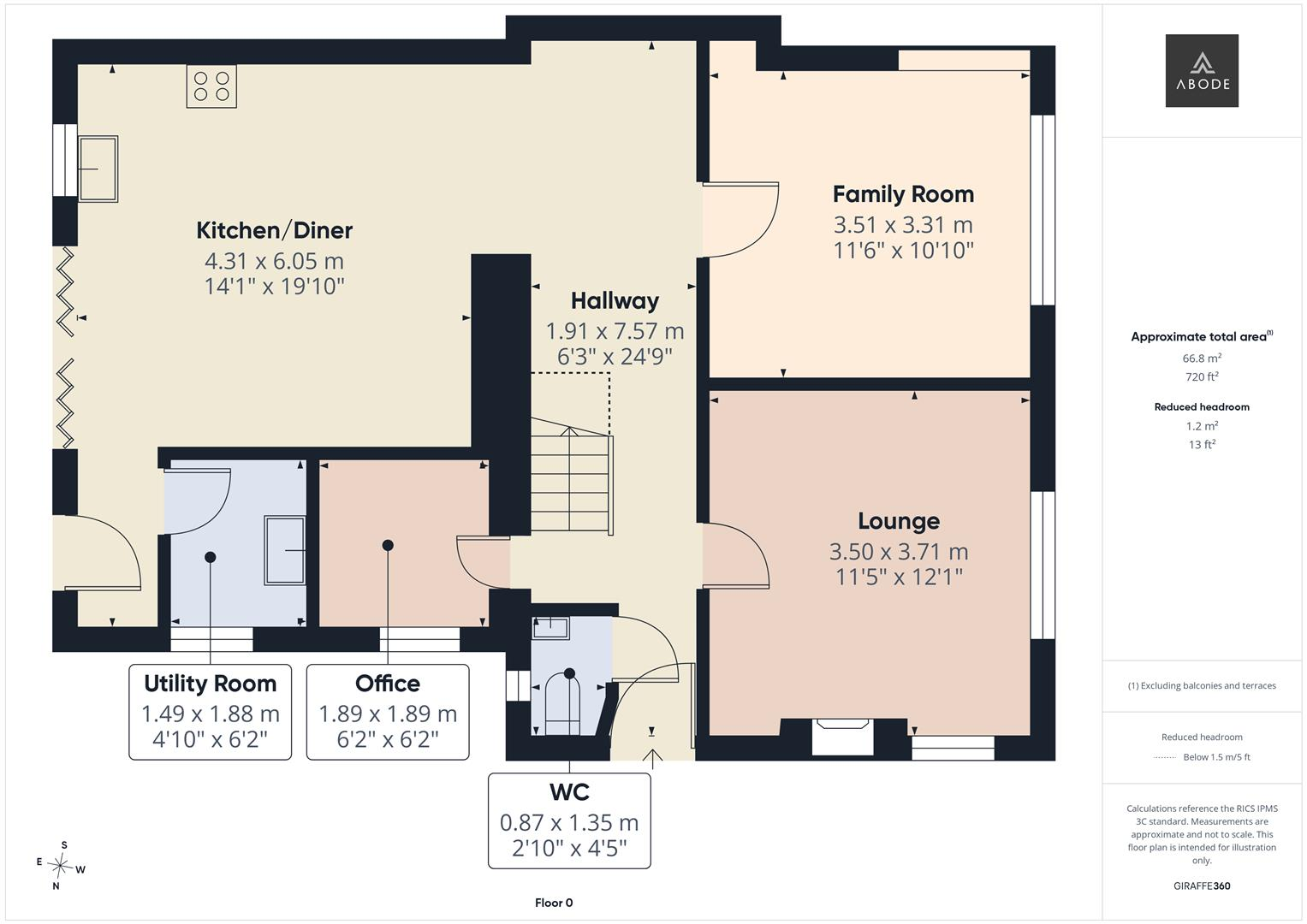 Salisbury Drive, Midway, Swadlincote floorplan