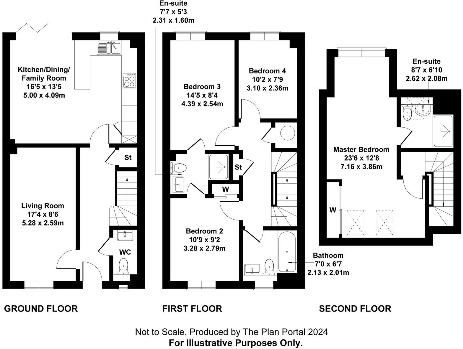 Victoria Close, Rickmansworth, Hertfordshire, WD3 1QY floorplan