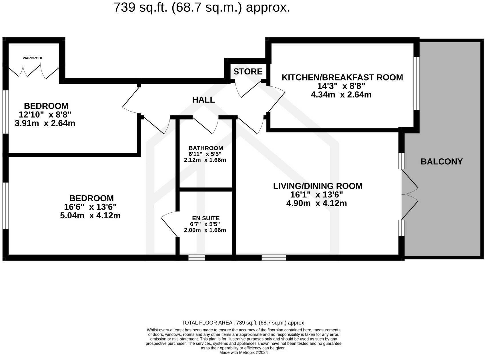 Hurst Road, Milford on Sea floorplan