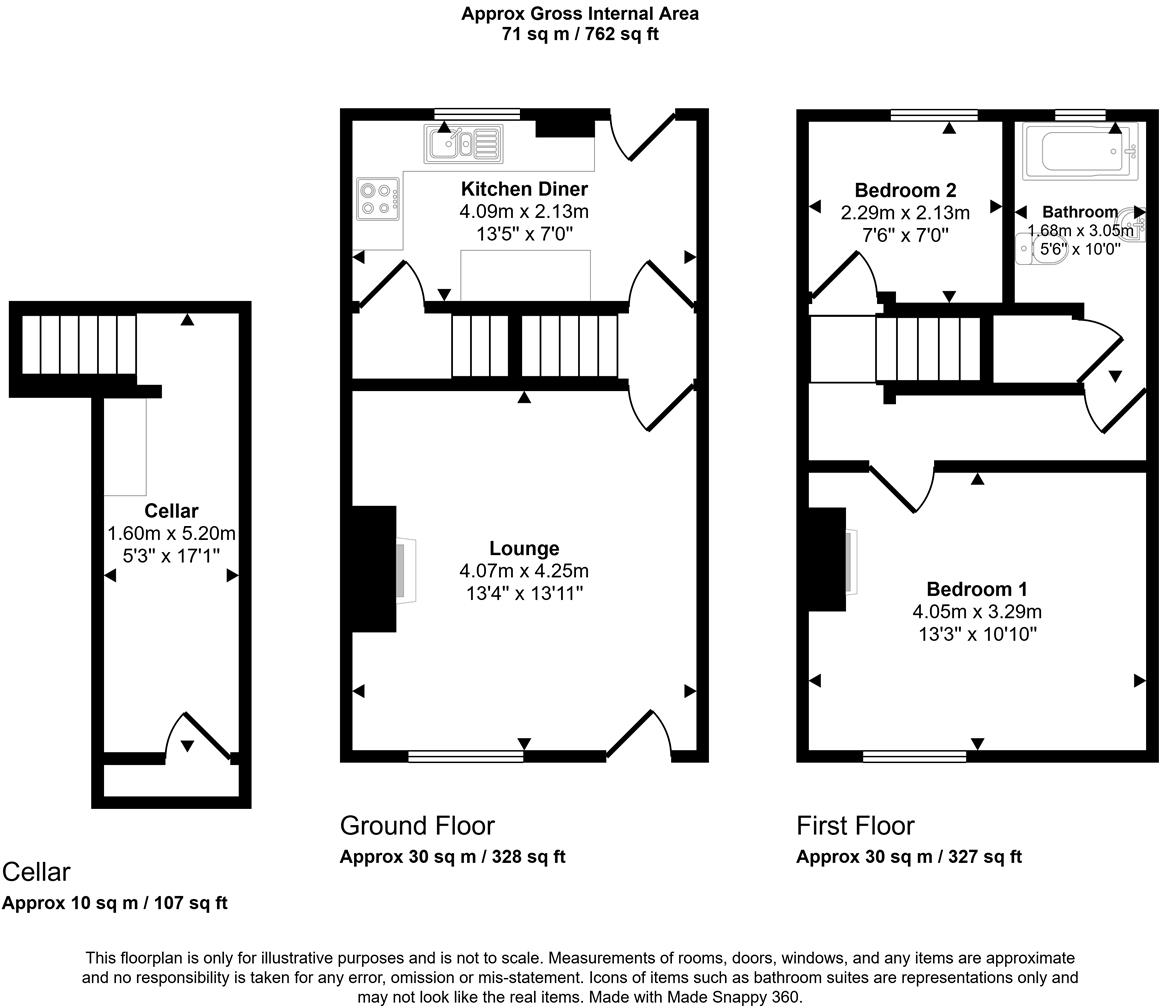 Crown Street, Brighouse floorplan