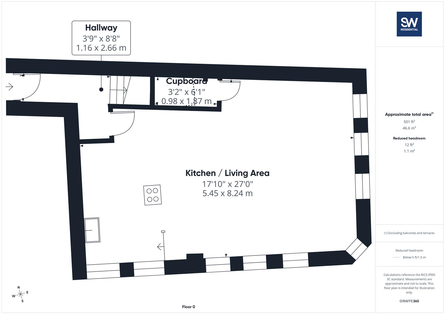 12a Albion Place, Leeds, LS1 6JS floorplan