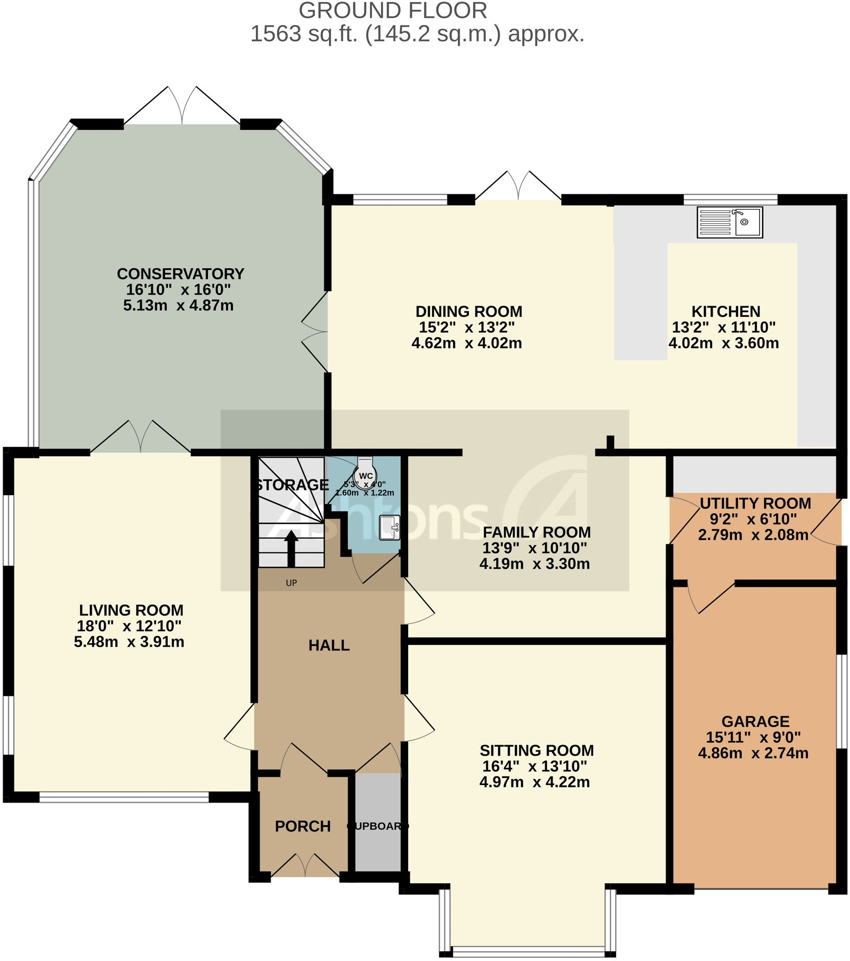 The Laurels, 20 Delphfields Road, Appleton, WA4 5BY floorplan