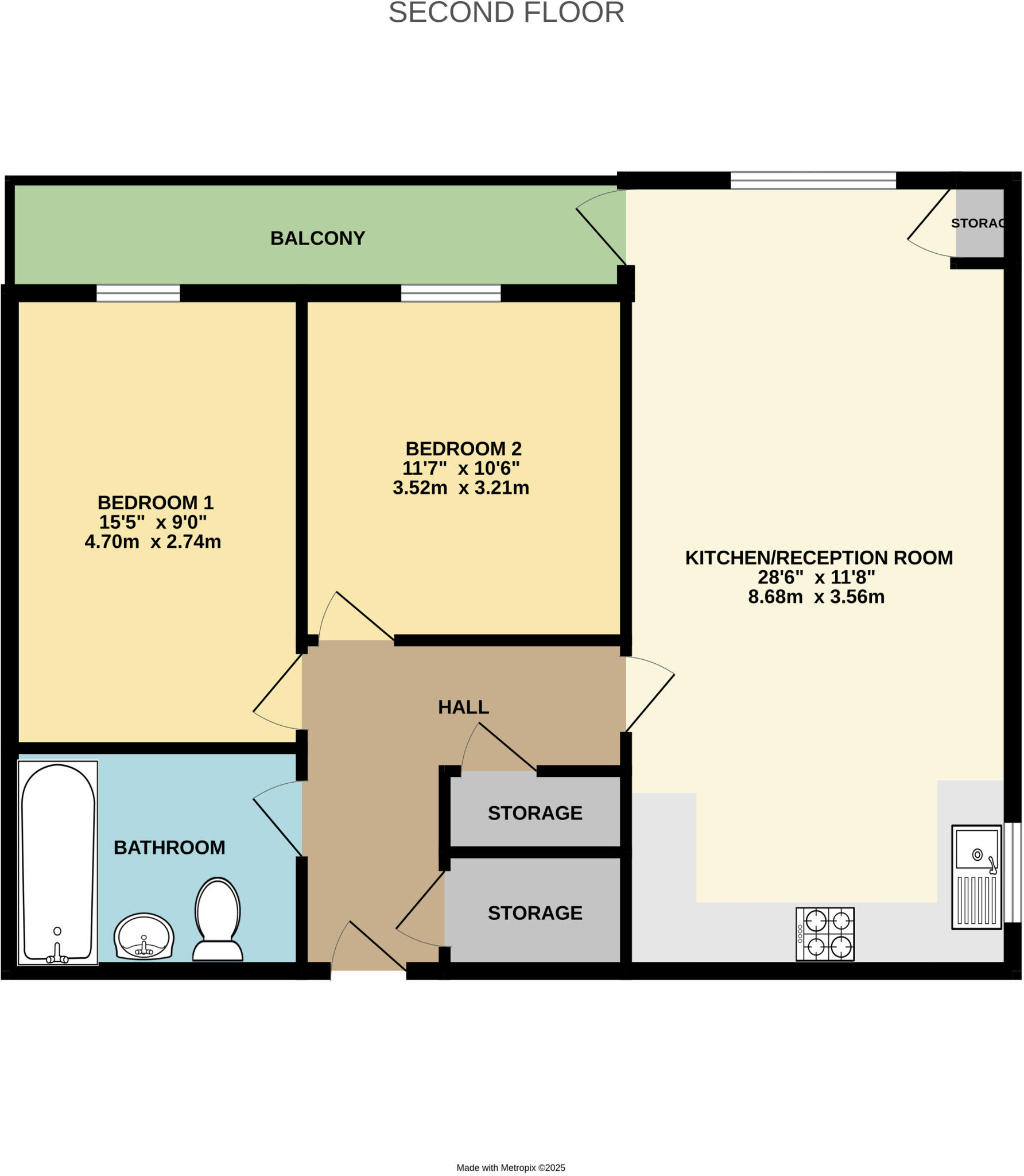 Larges Lane, Bracknell floorplan
