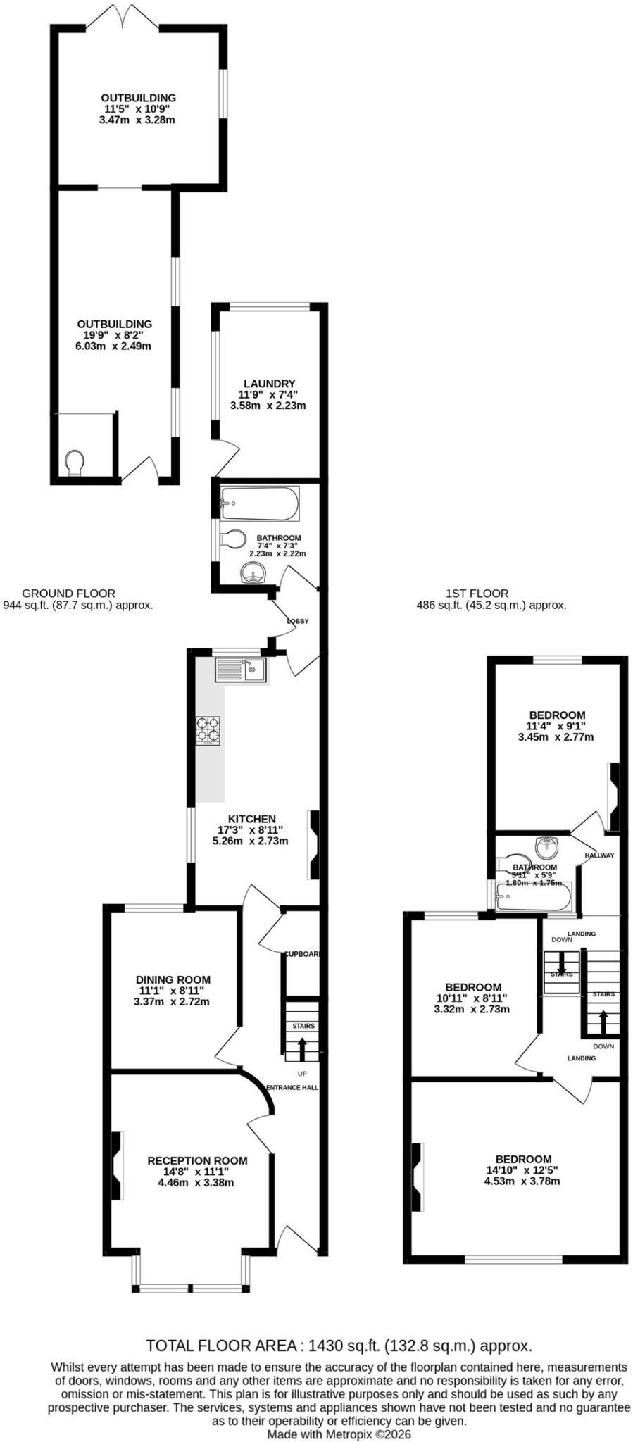 Marlborough Road, London, SW19 floorplan
