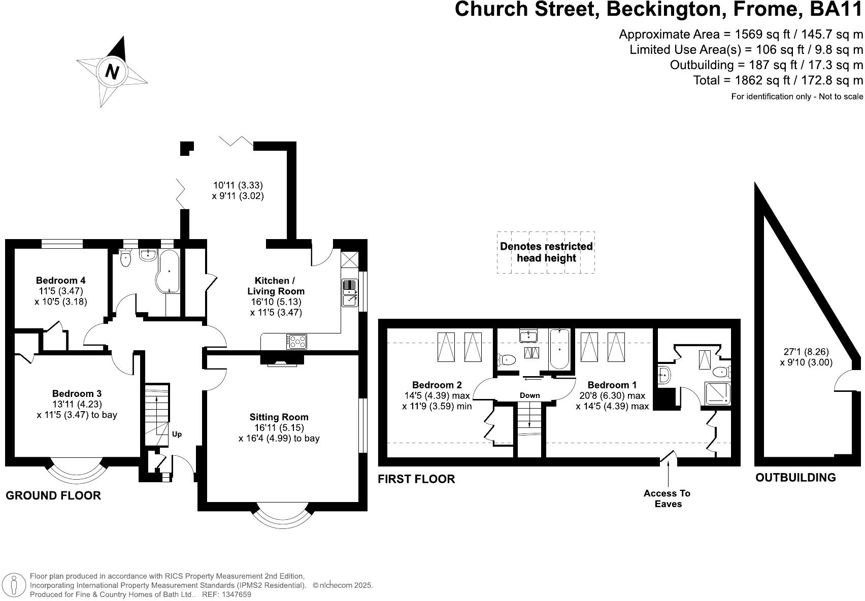 14, Church Street, Beckington, Frome, Somerset, BA11 floorplan