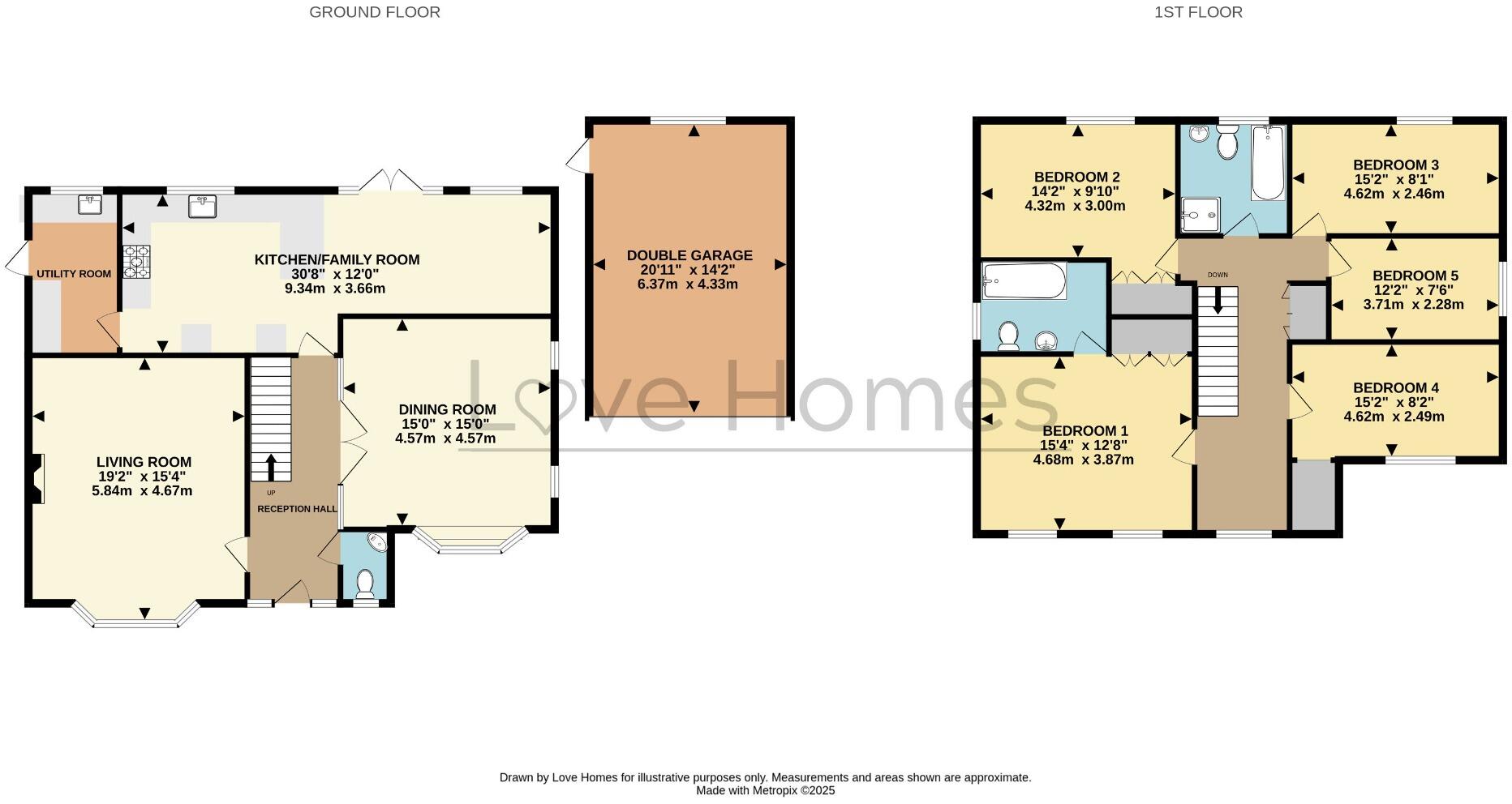 Manor Park Drive, Westoning floorplan
