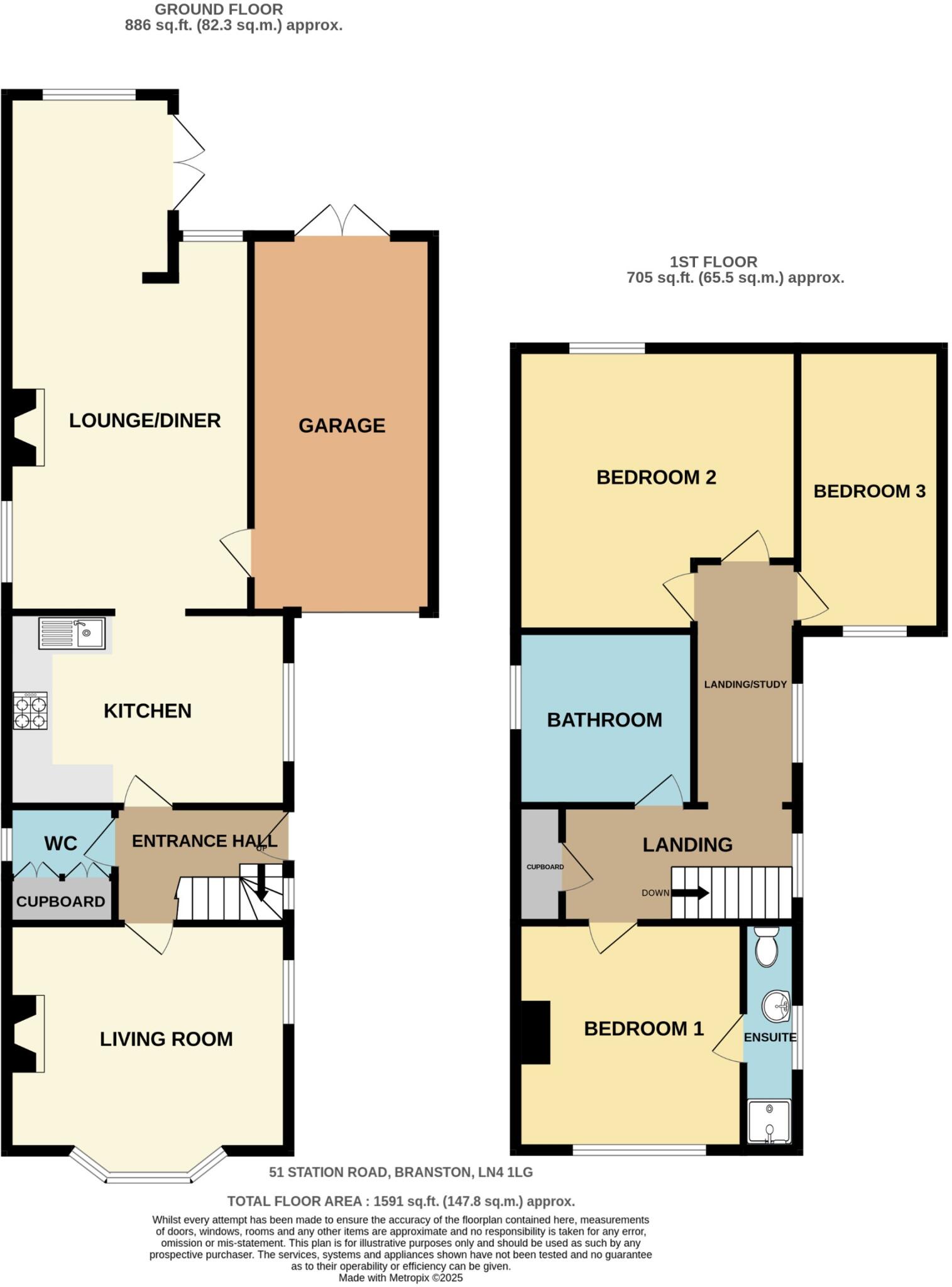 Station Road, Branston, LN4 floorplan