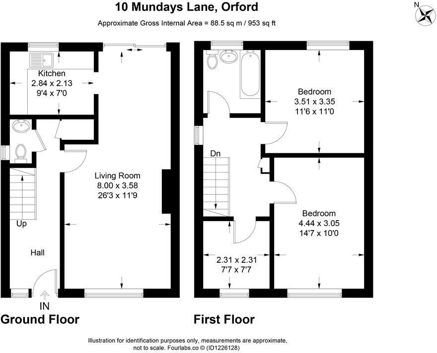Mundays Lane, Orford, IP12 floorplan