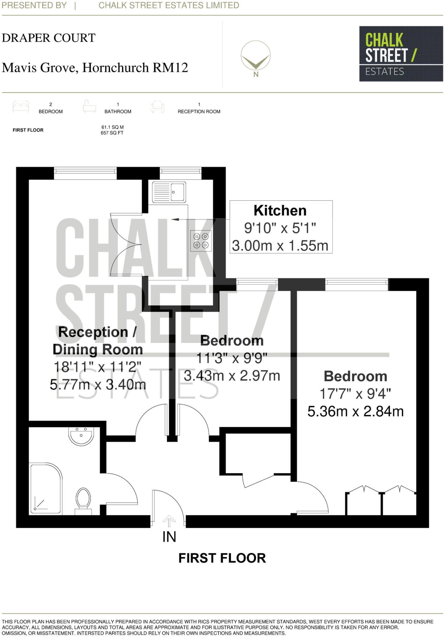 Draper Court, Mavis Grove, Hornchurch, RM12 floorplan