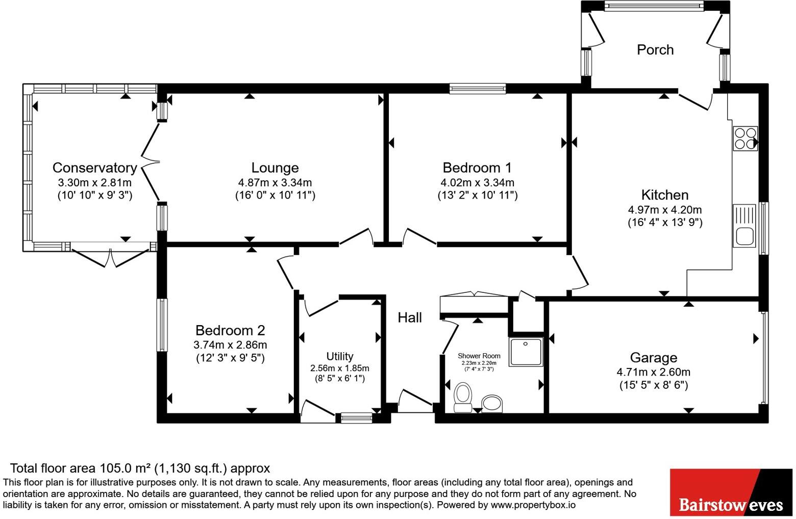Park Hall Road, Mansfield Woodhouse, Mansfield, Nottinghamshire, NG19 floorplan