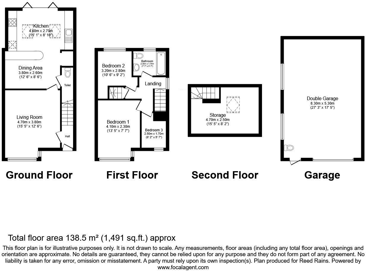 Altofts Lodge Drive, Normanton, West Yorkshire, WF6 floorplan