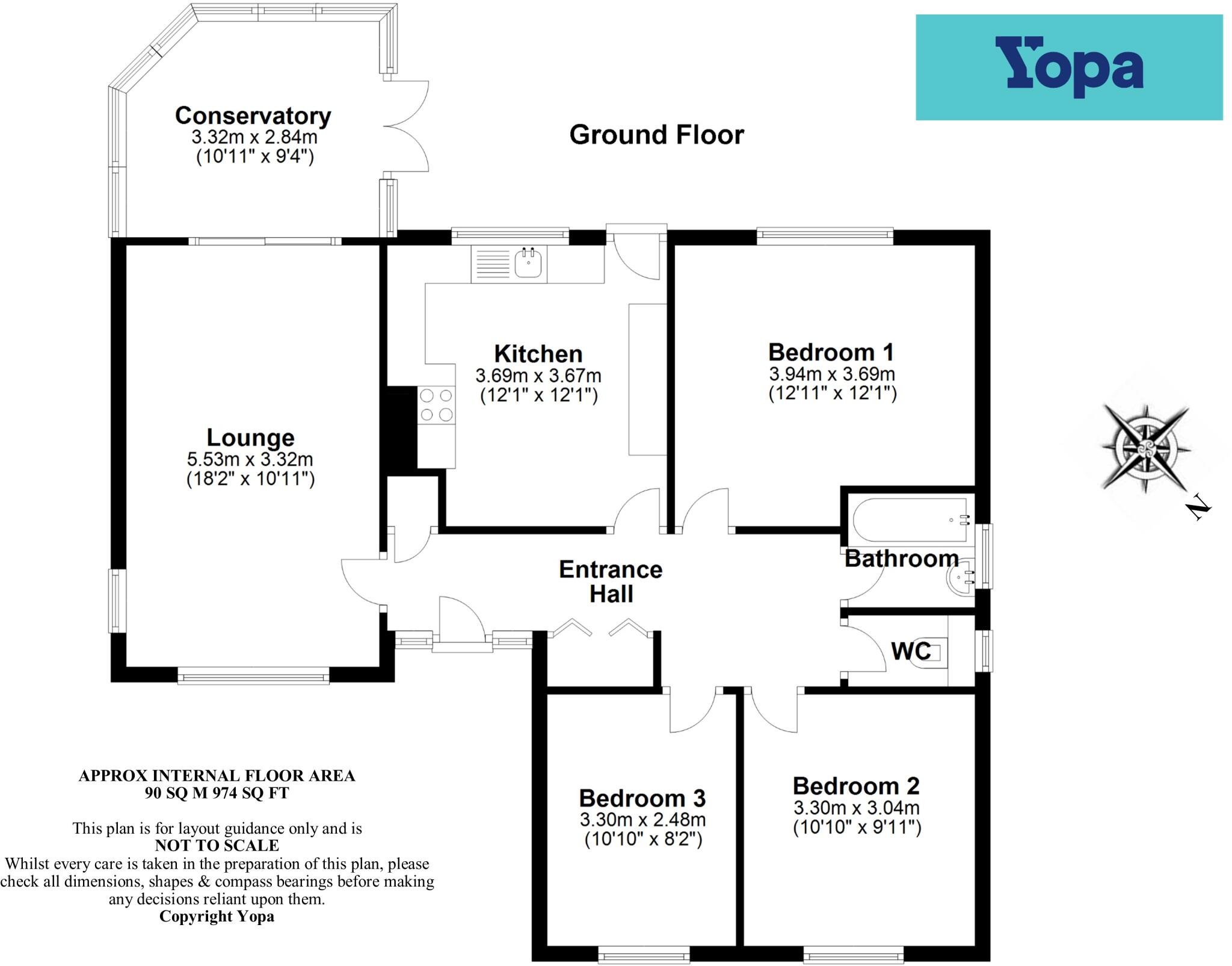 Gainsborough Road, Colchester, CO3 floorplan