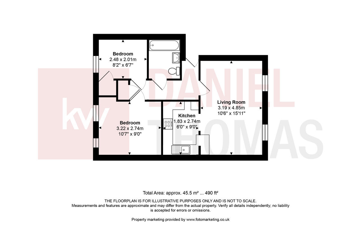 DANIEL THOMAS | Catalin Court, Howard Close, Waltham Abbey floorplan