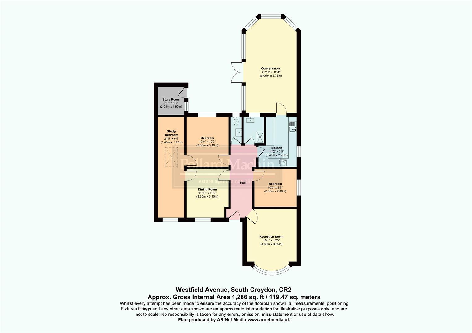 Westfield Avenue, Sanderstead floorplan