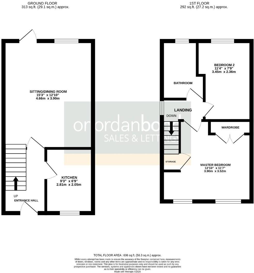 Lambrook Drive, East Hunsbury, Northampton NN4 floorplan