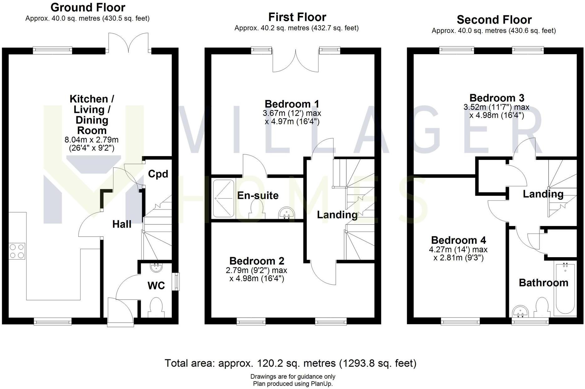 Jaric Lane, Brampton, PE28 floorplan