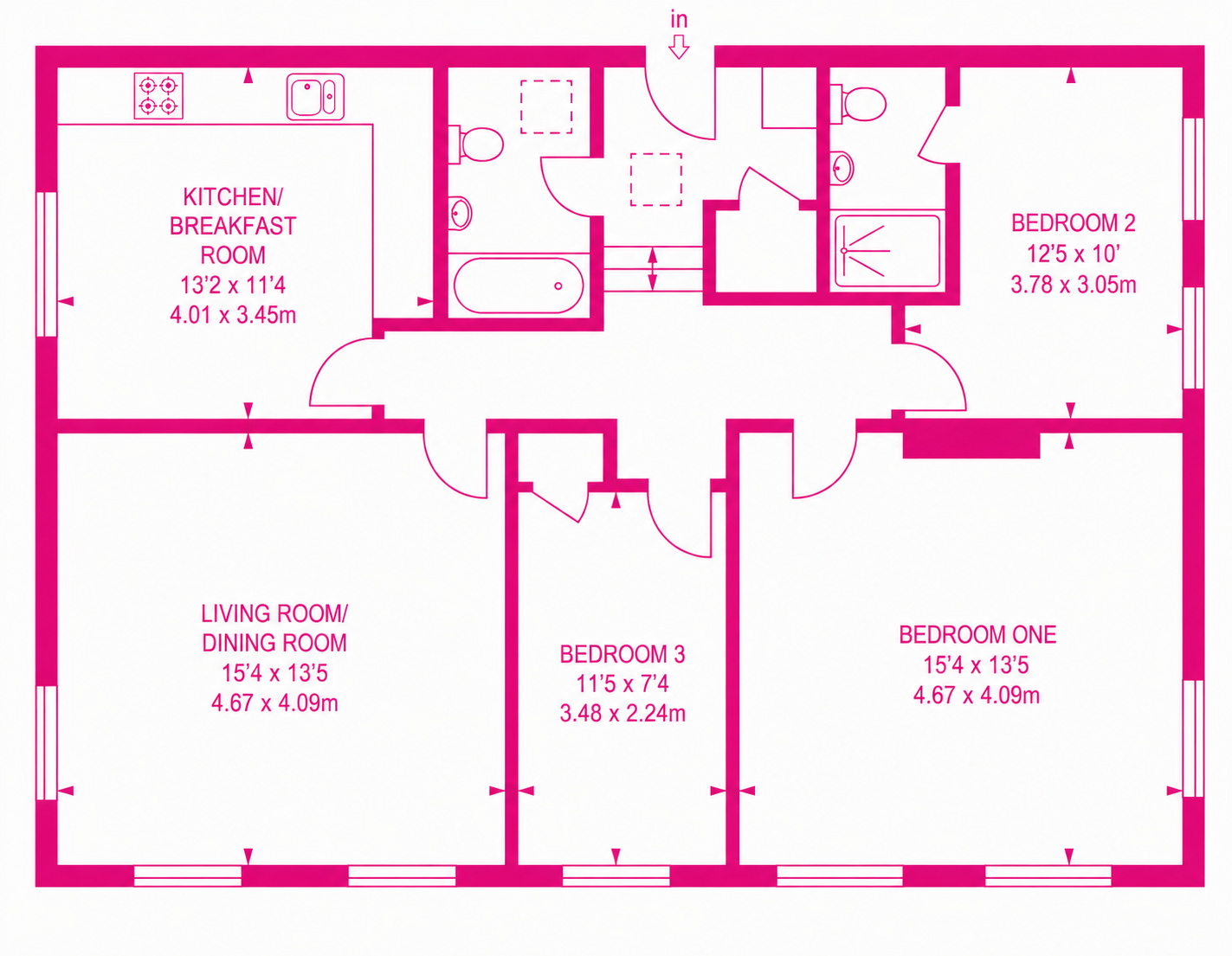 Dukes Ride, Crowthorne, Berkshire, RG45 floorplan