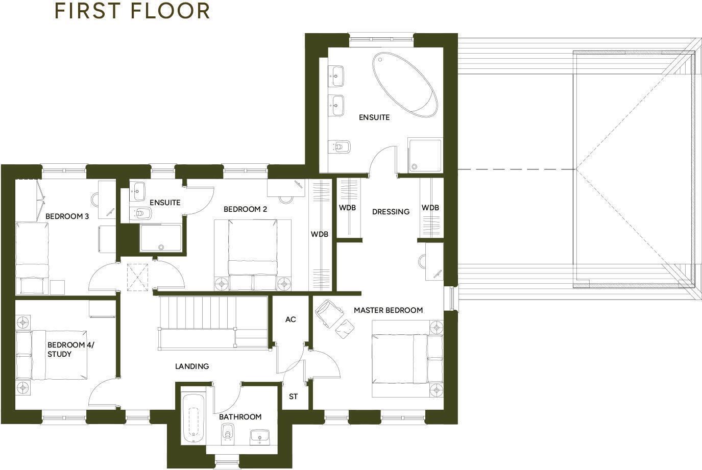 The Paddock, 
Meadow View, 
Rockbeare, 
EX5 2HH floorplan