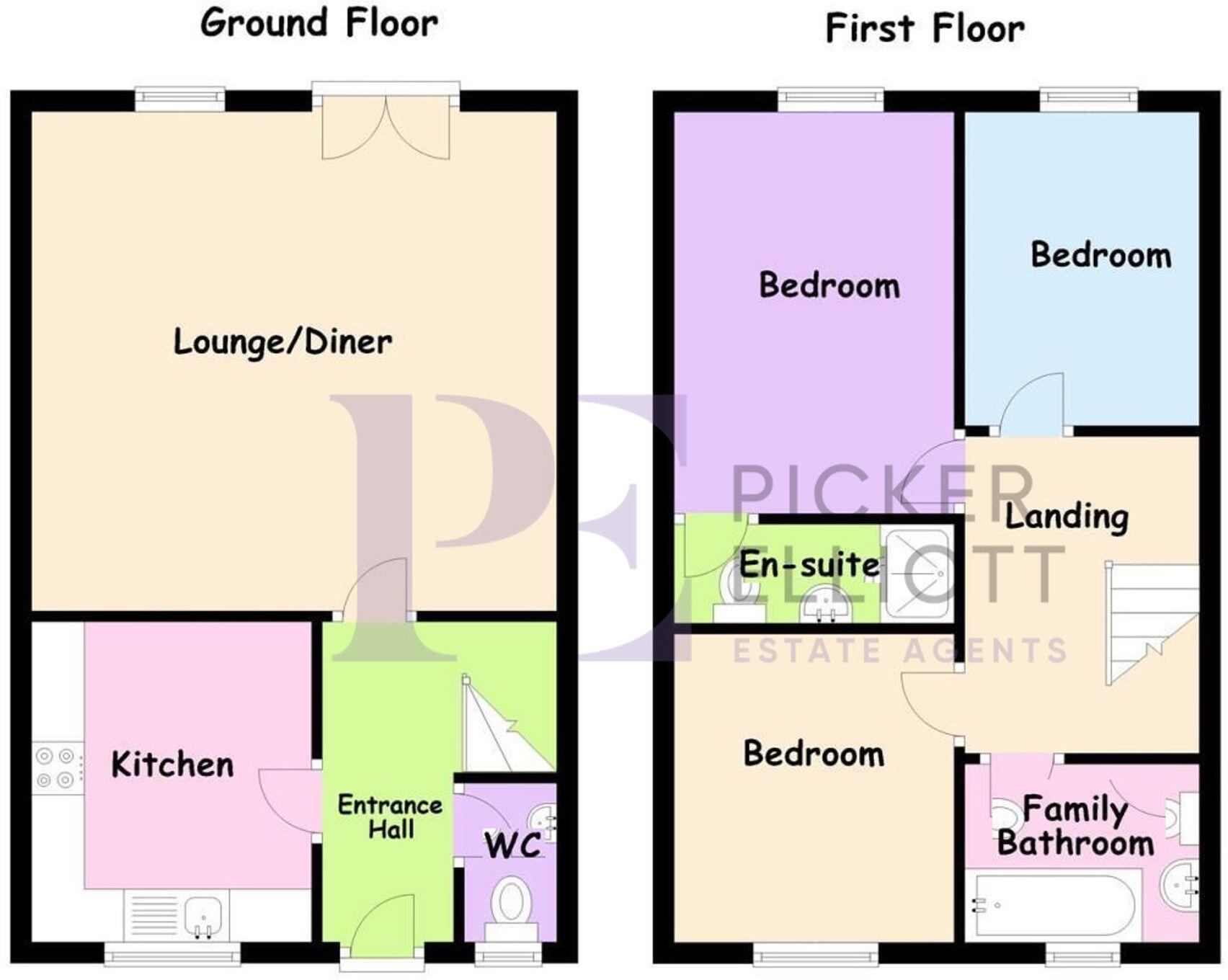Greyhound Croft, Hinckley, LE10 floorplan