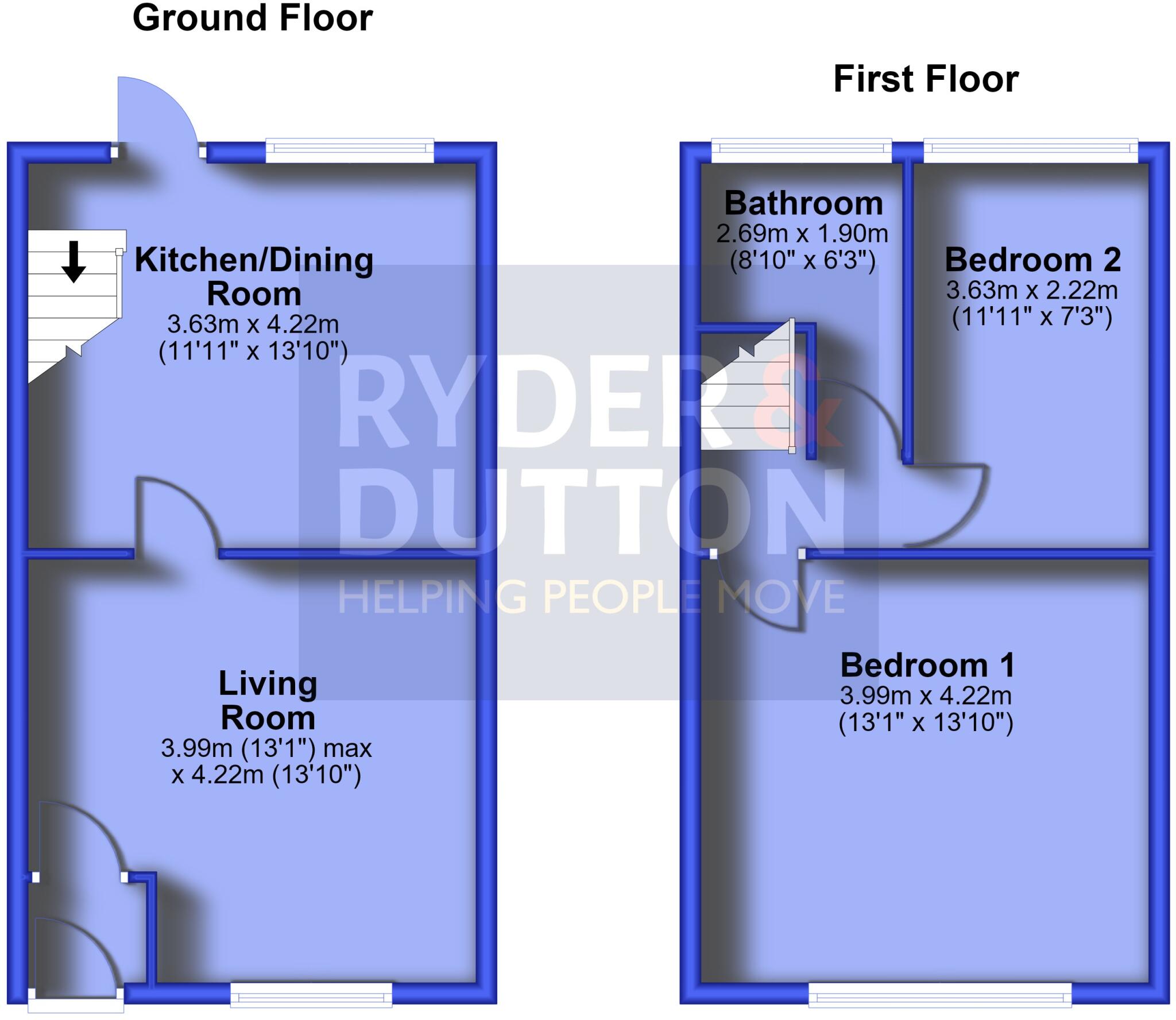 Curzon Road, Ashton-under-Lyne, Greater Manchester, OL6 floorplan