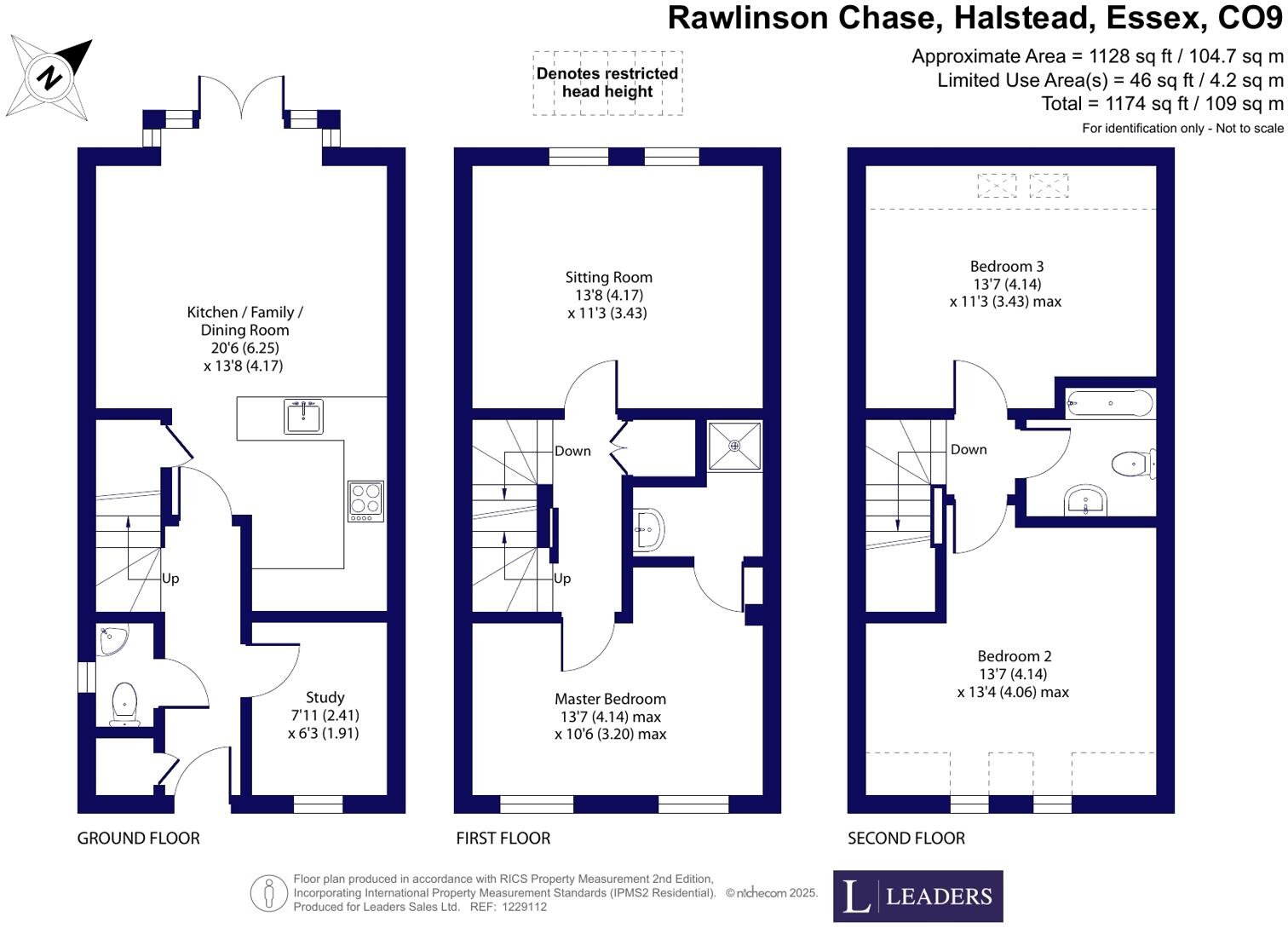 Rawlinson Chase, Halstead, Essex floorplan