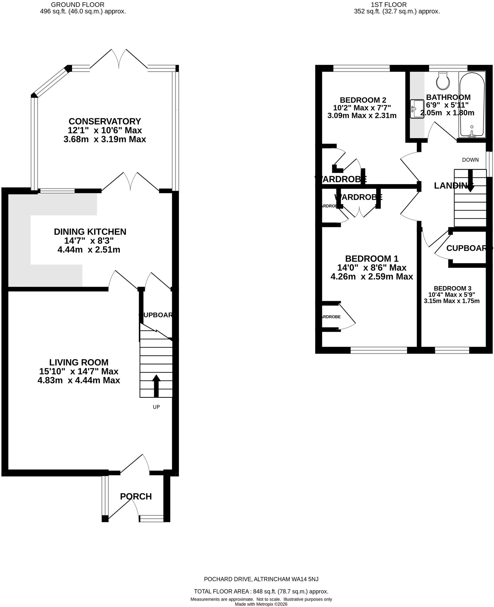 Pochard Drive, Broadheath, WA14 floorplan
