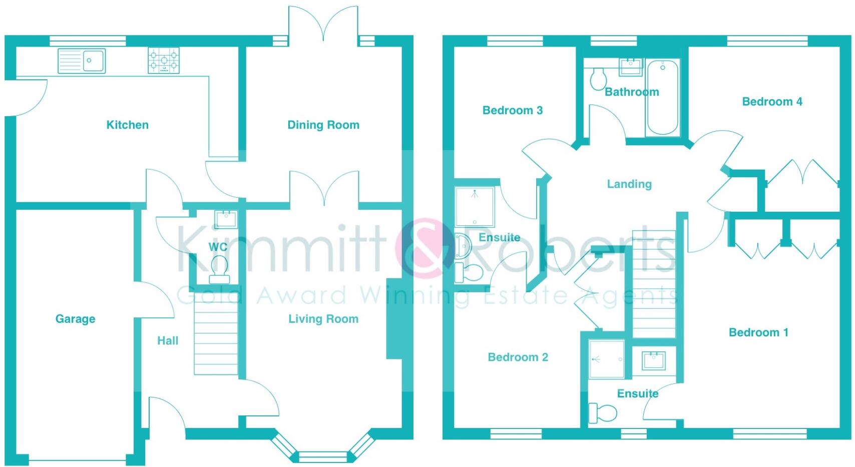 Abbeydale Gardens, South Hetton, Durham, DH6 2TS floorplan