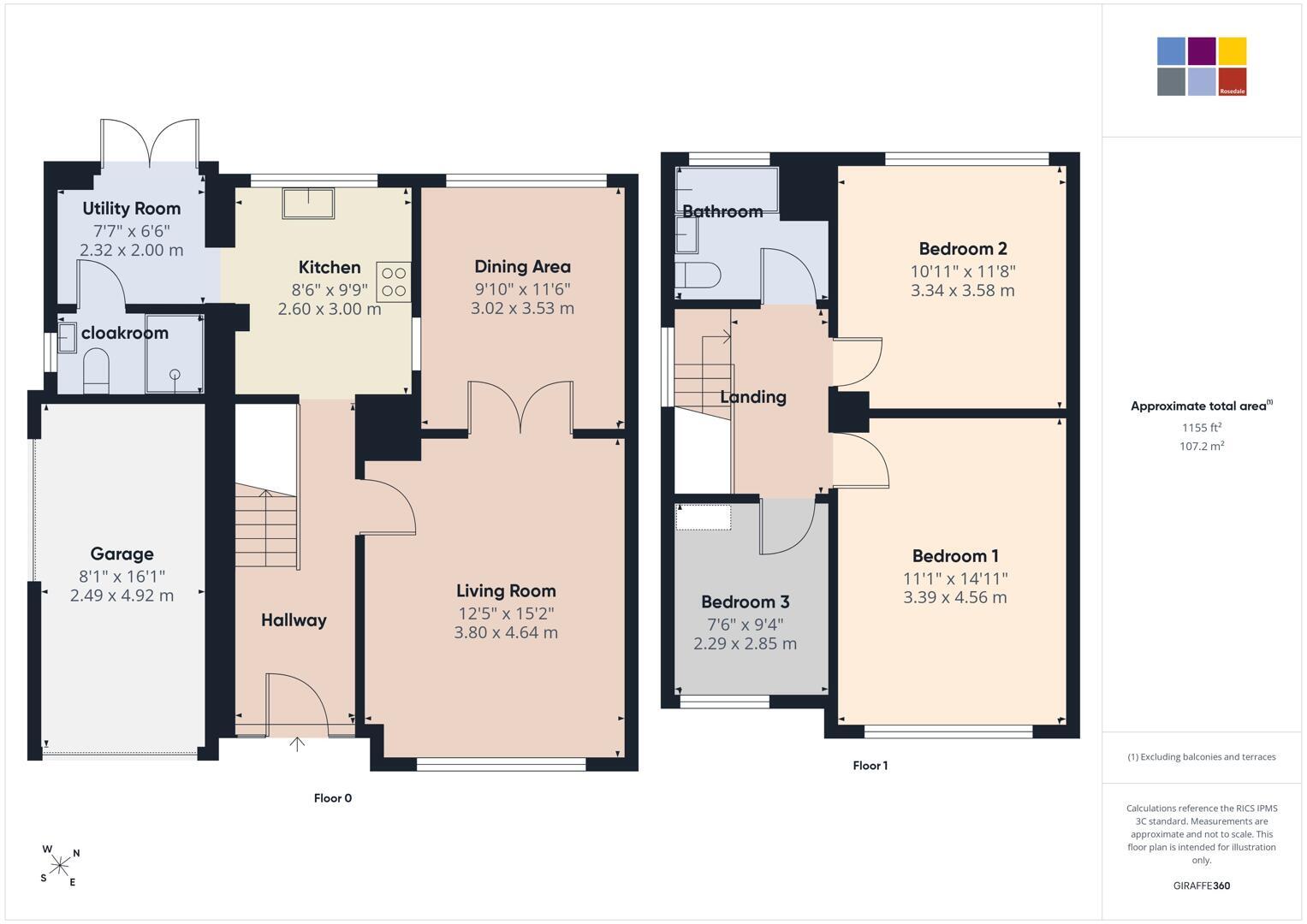 Northfields, Bourne floorplan