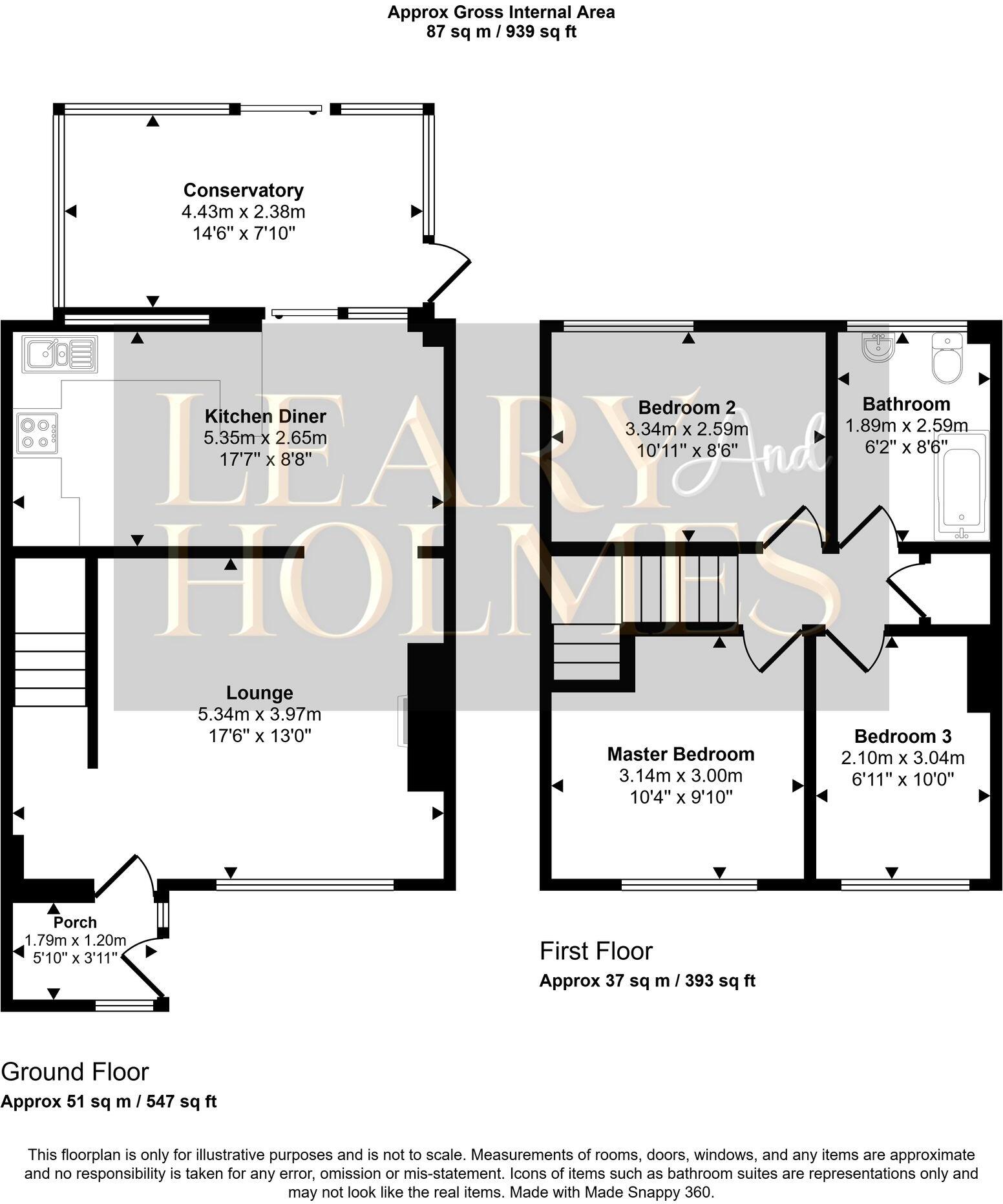 Hedworth Lane, Jarrow, NE32 floorplan