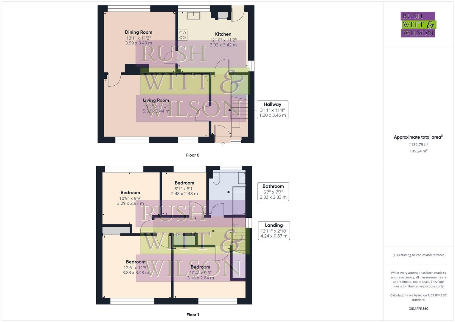Malvern Way, Hastings floorplan