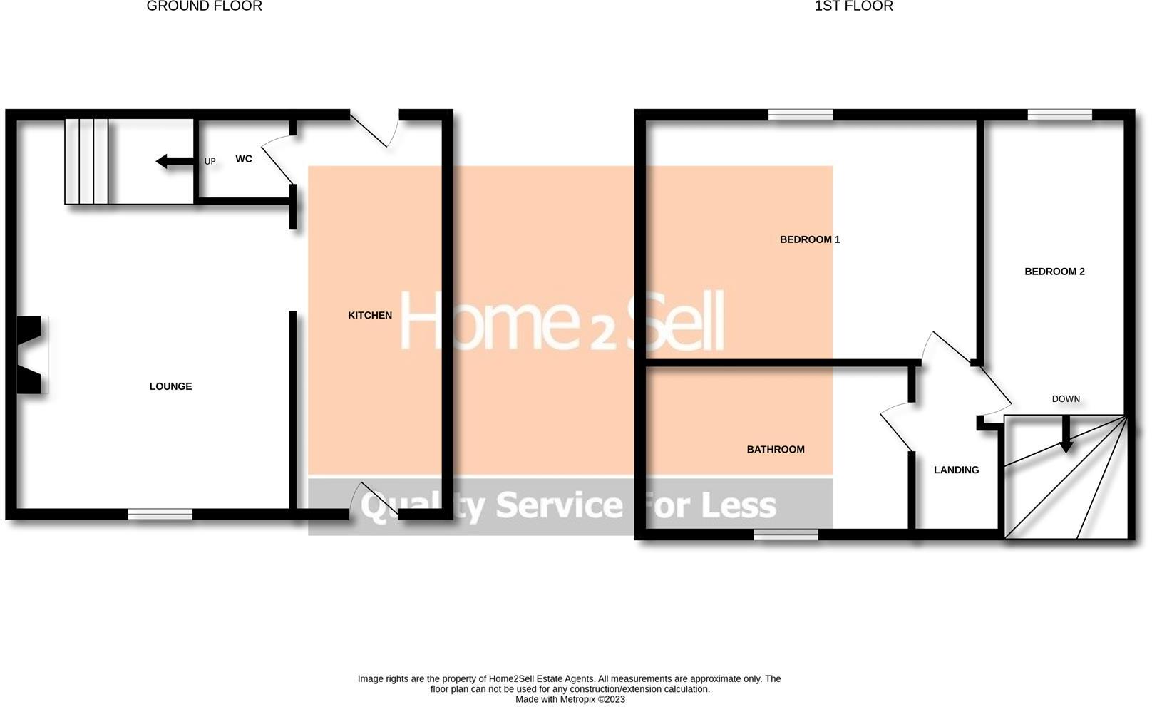 Far Laund, Belper floorplan