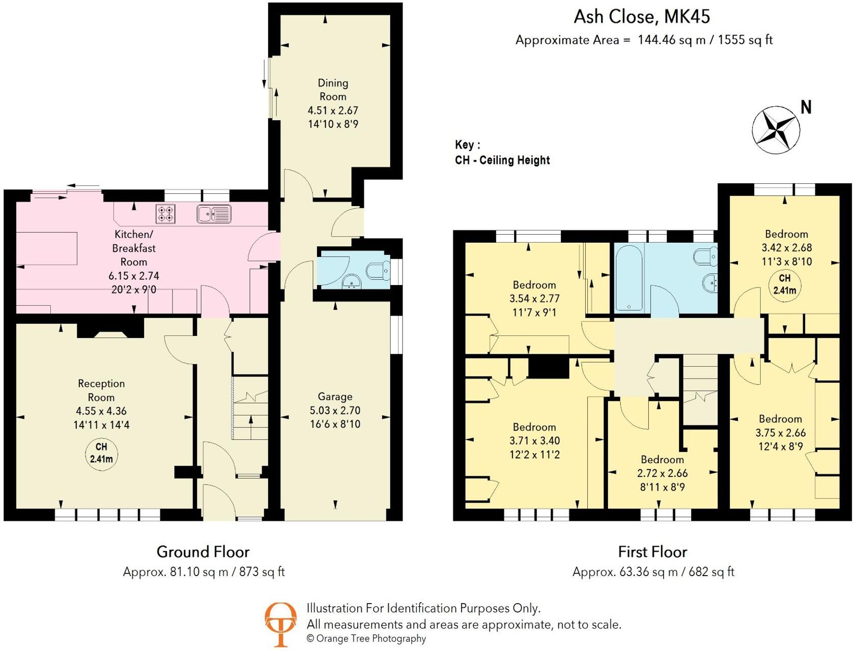 Ash Close, Flitwick, MK45 floorplan