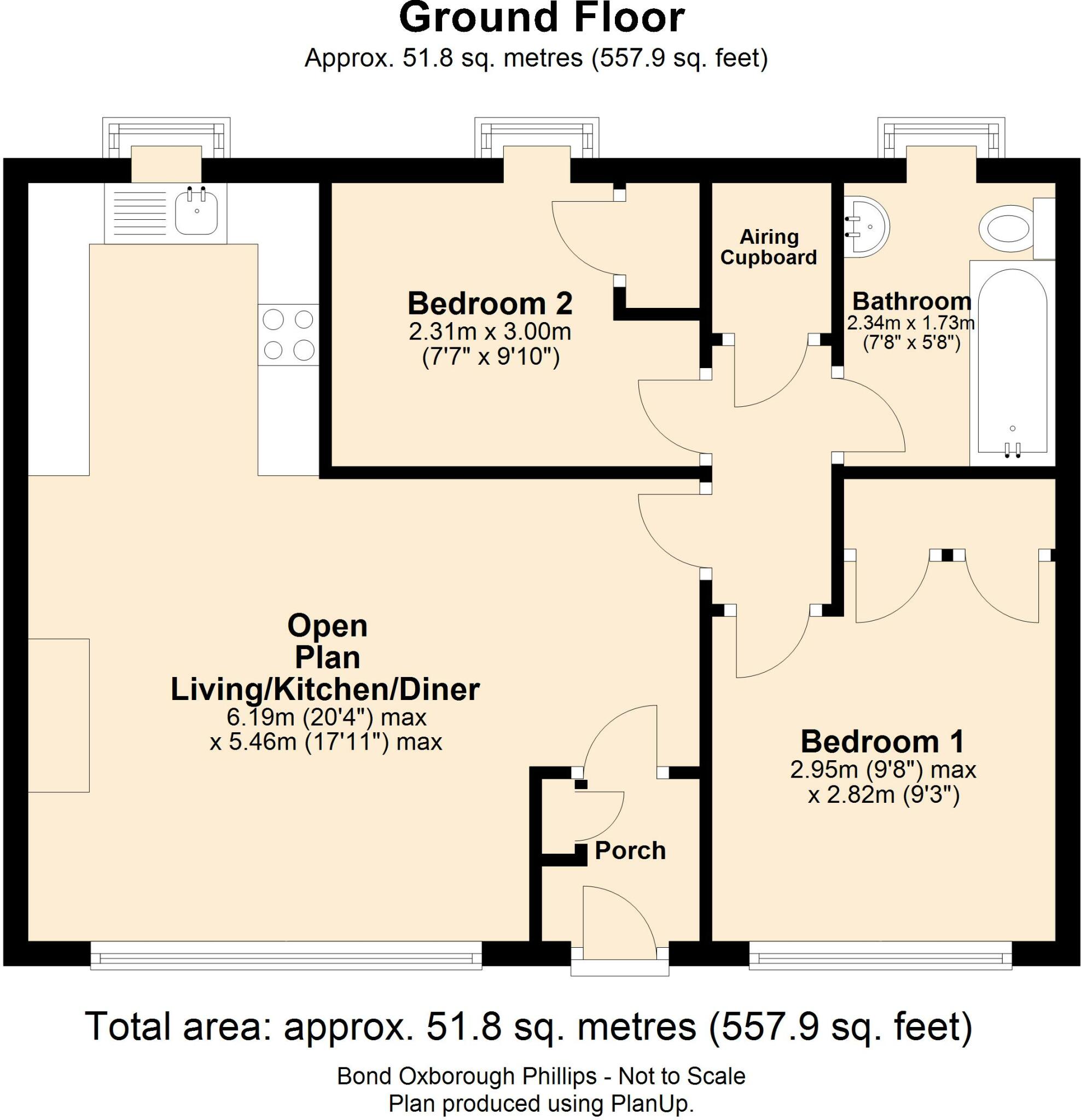 Crackington Haven, Bude, Cornwall floorplan