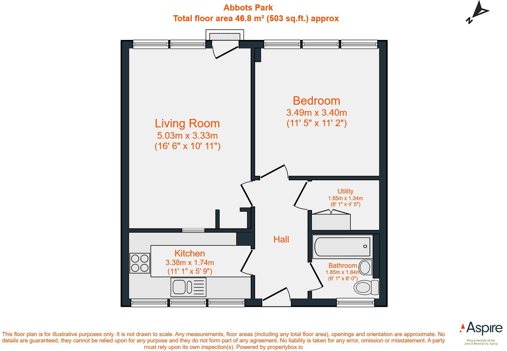 Abbots Park, London, SW2 floorplan