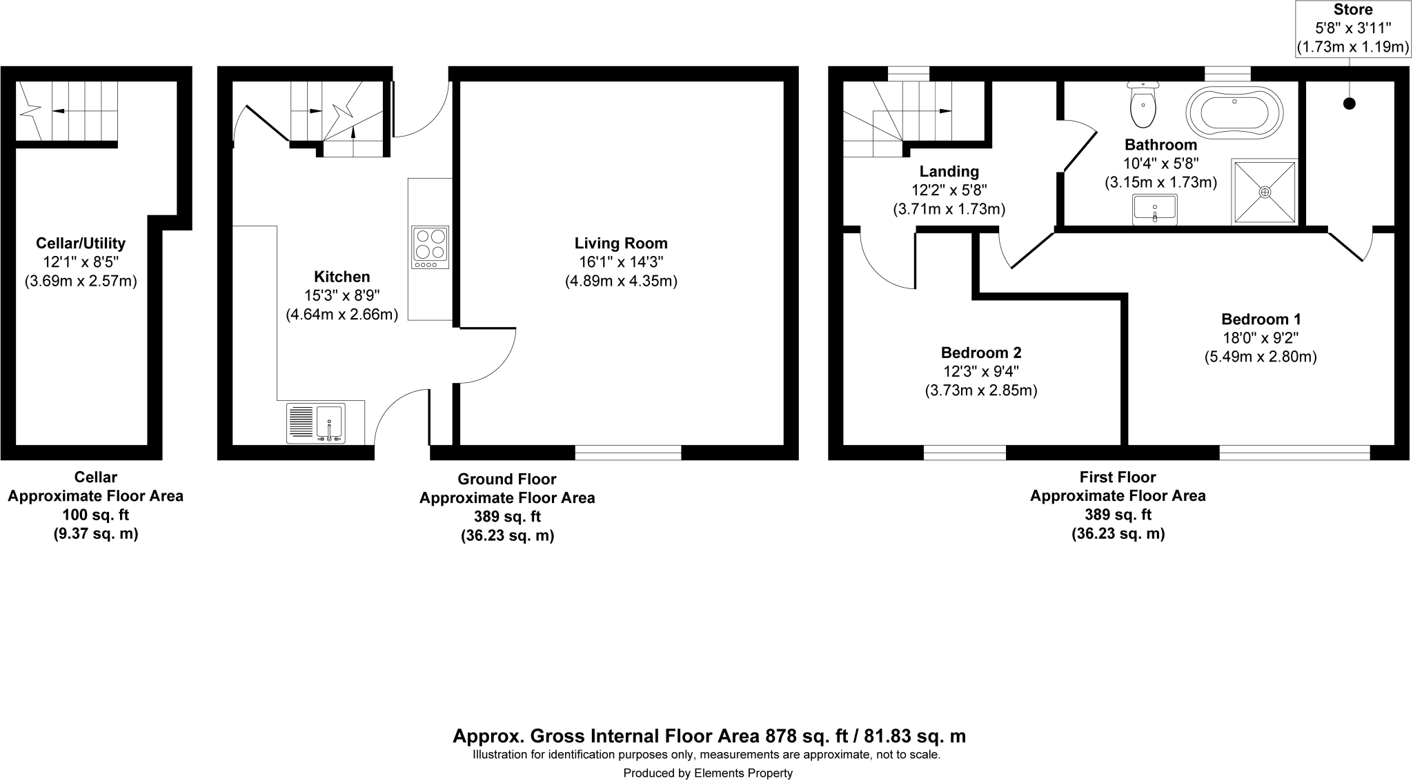 Dalton Bank Road, Colne Bridge floorplan