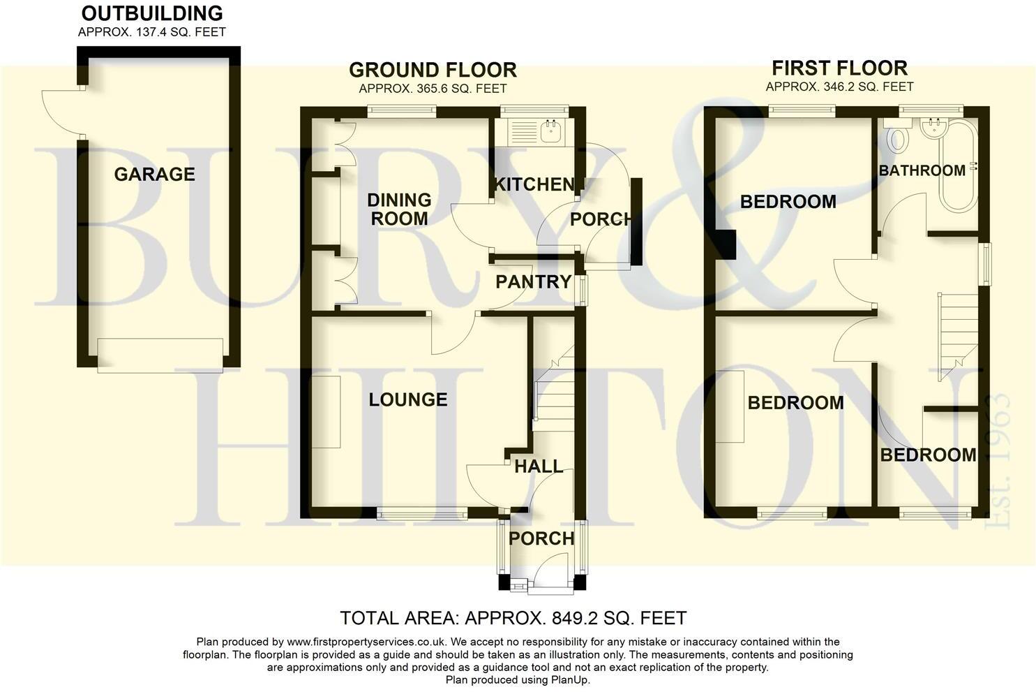School Road, Peak Dale, Buxton floorplan