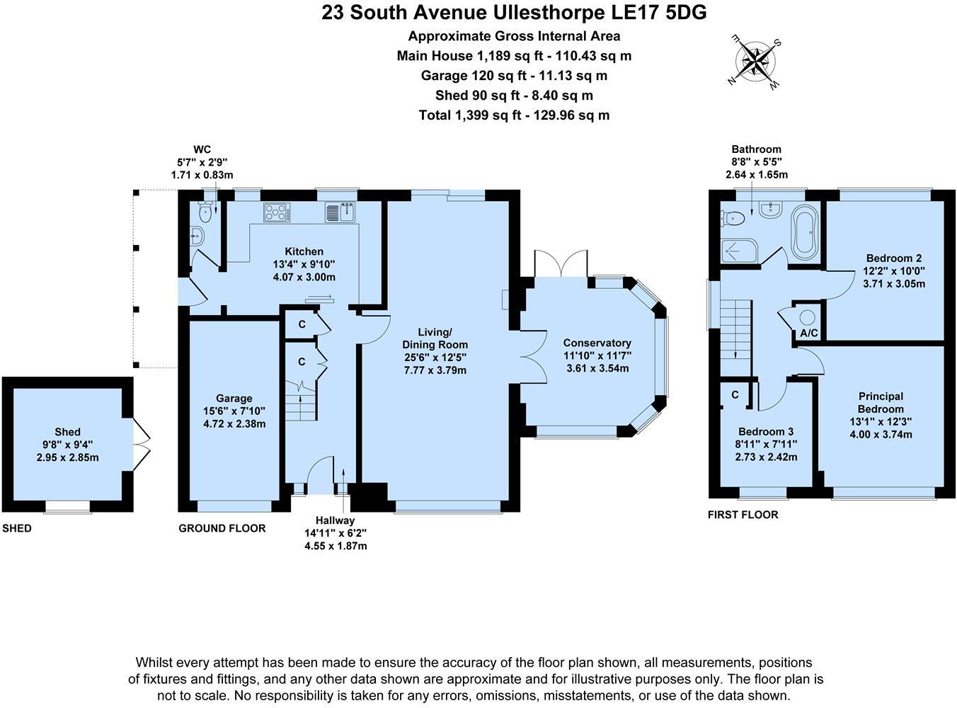 South Avenue, Ullesthorpe, Lutterworth floorplan