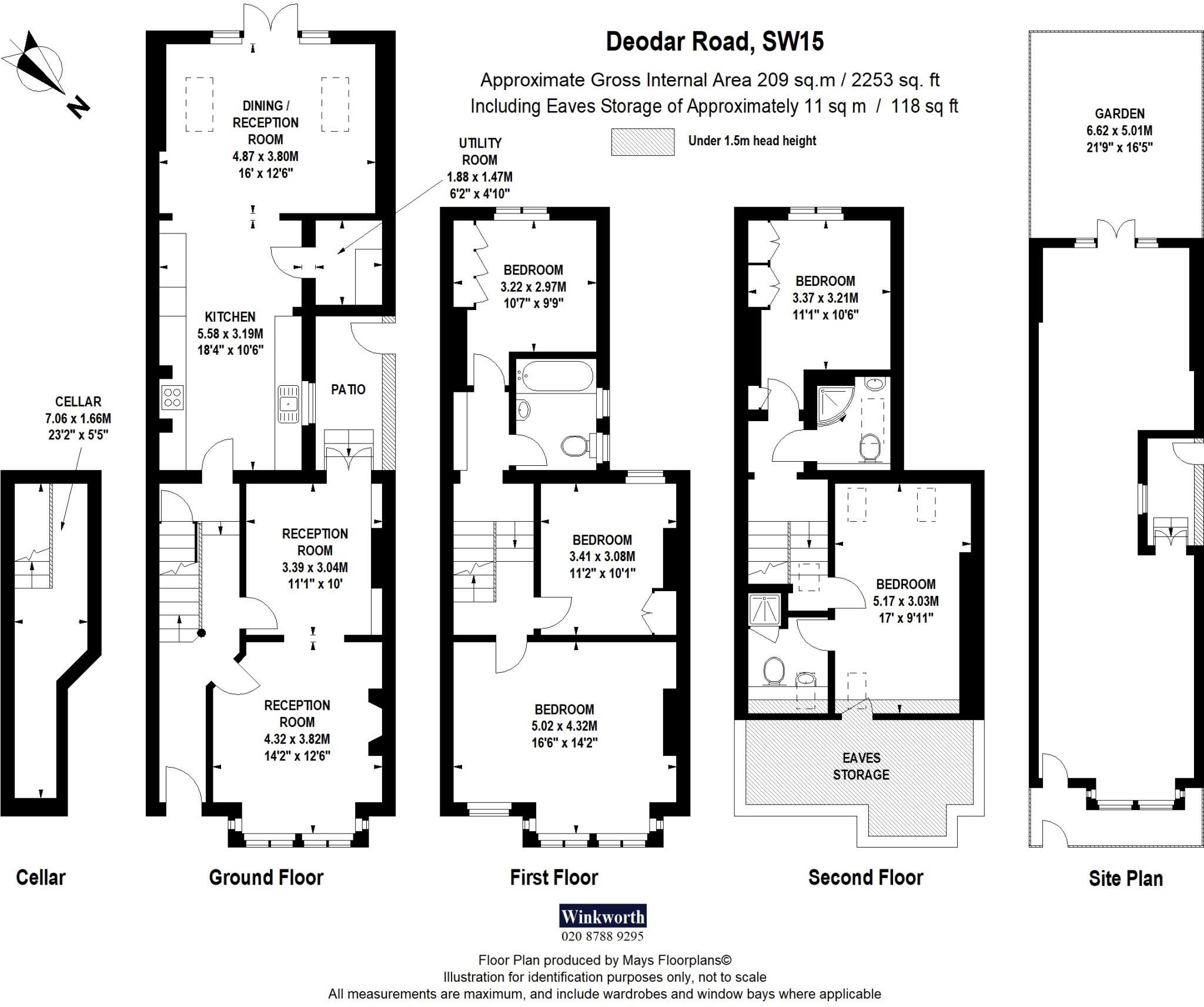 Deodar Road, London, SW15 floorplan