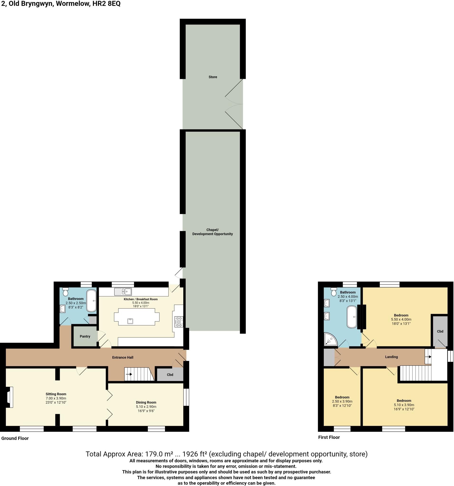 Wormelow, Hereford, Herefordshire, HR2 floorplan