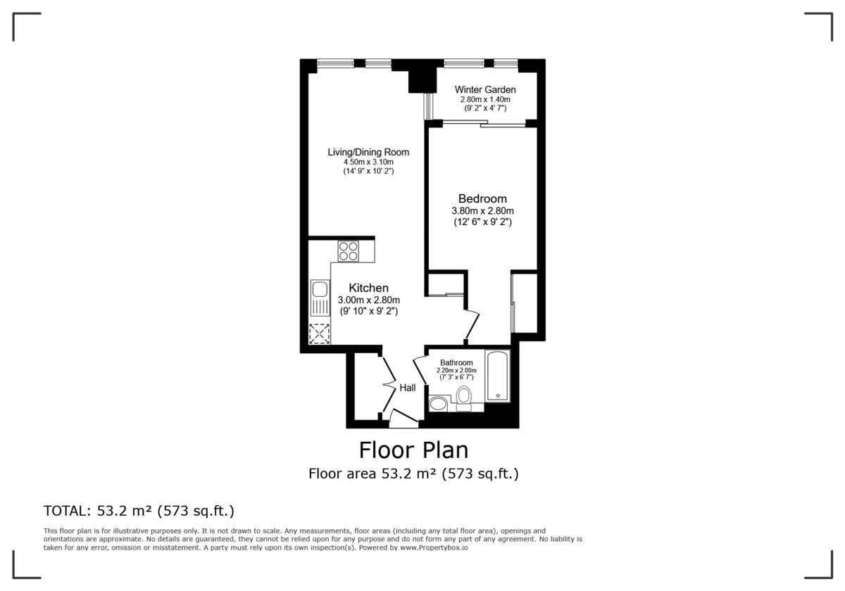 Bondway, London, SW8 floorplan